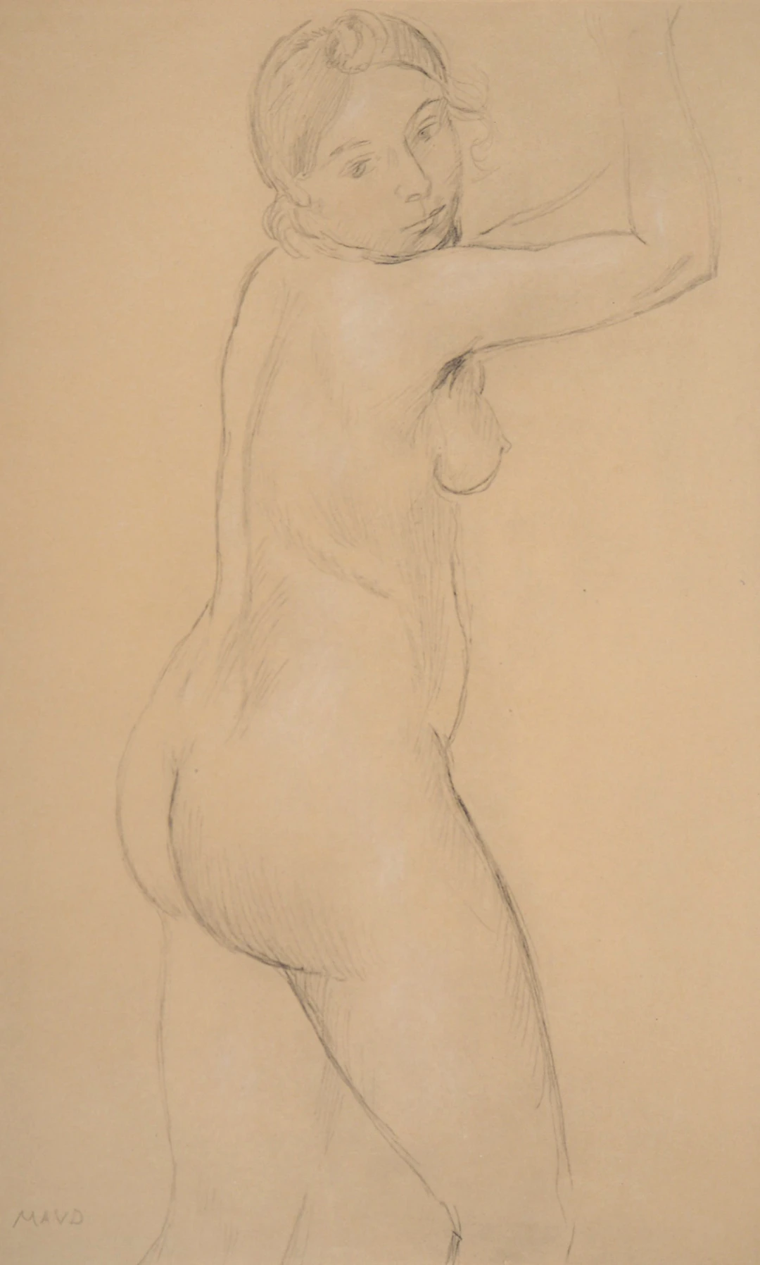 Maurice DENIS : Etude pour une des nymphes d’Eurydice, 1904 - Lithographie