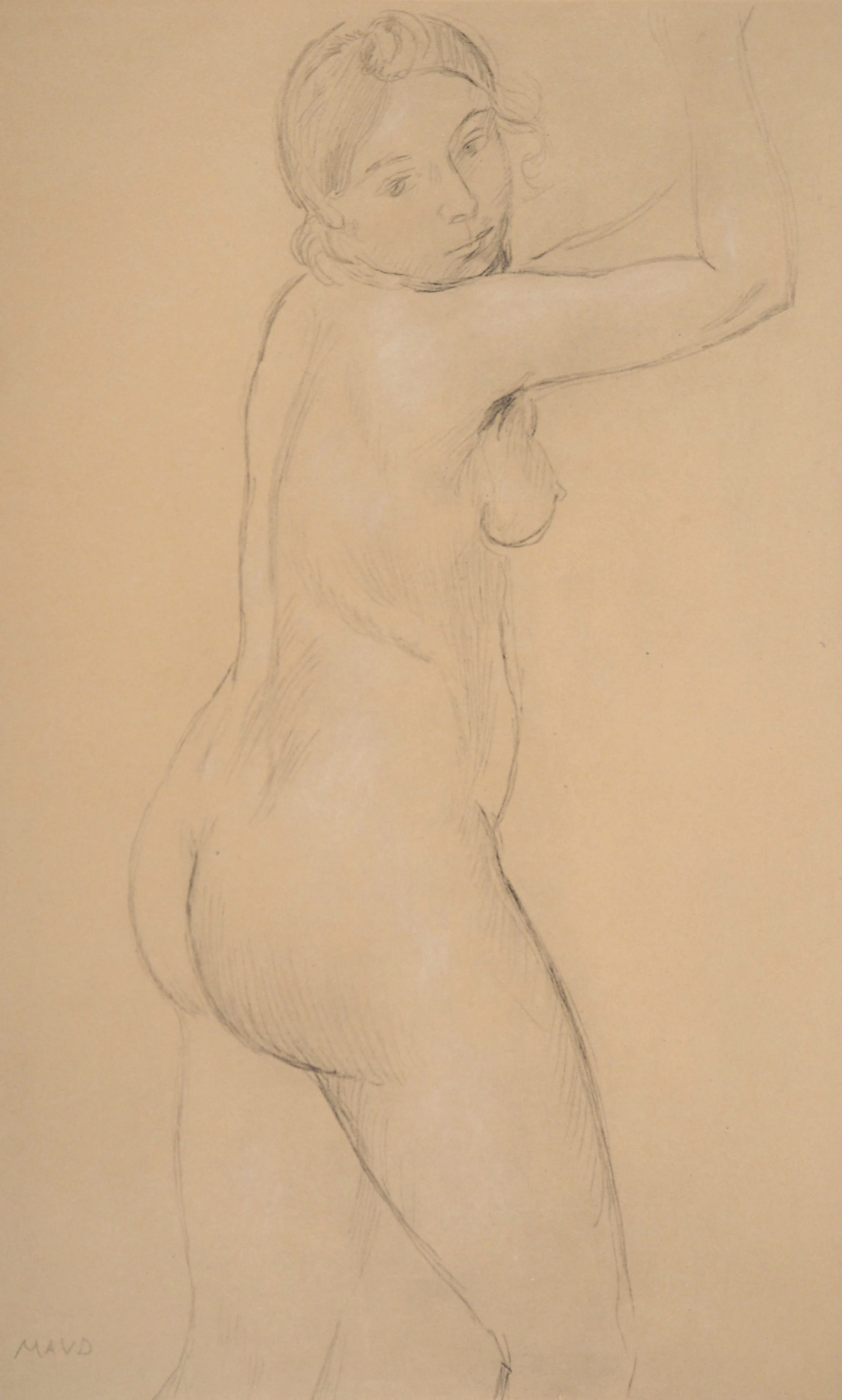Maurice DENIS : Etude pour une des nymphes d’Eurydice, 1904 - Lithographie