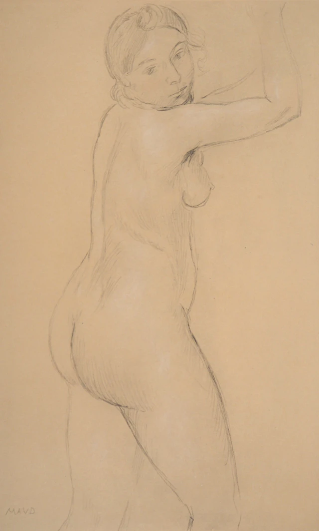 Maurice DENIS : Etude pour une des nymphes d’Eurydice, 1904 - Lithographie