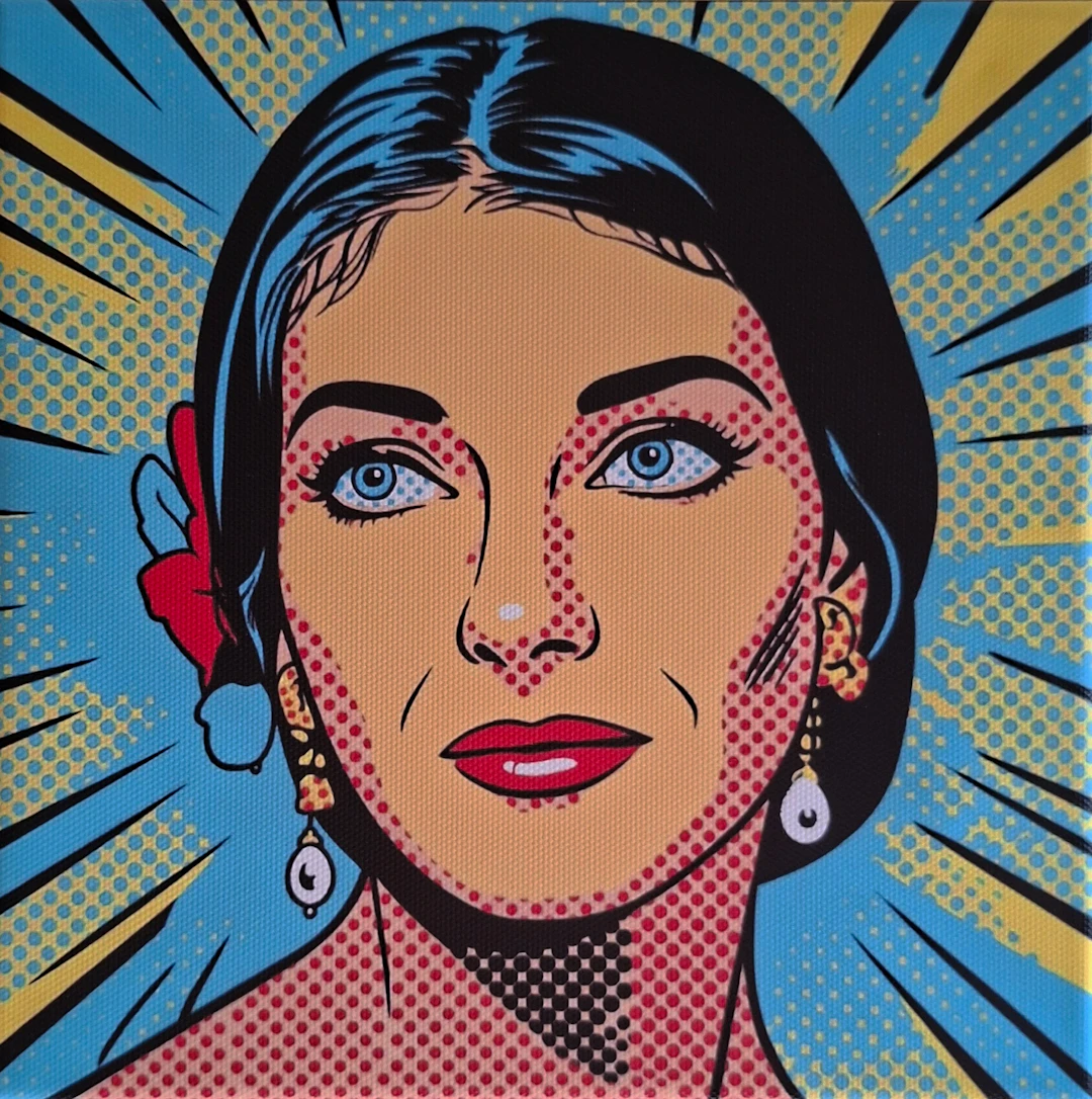 PyB - Portrait de Maria Callas 2026 - Impression numérique sur toile