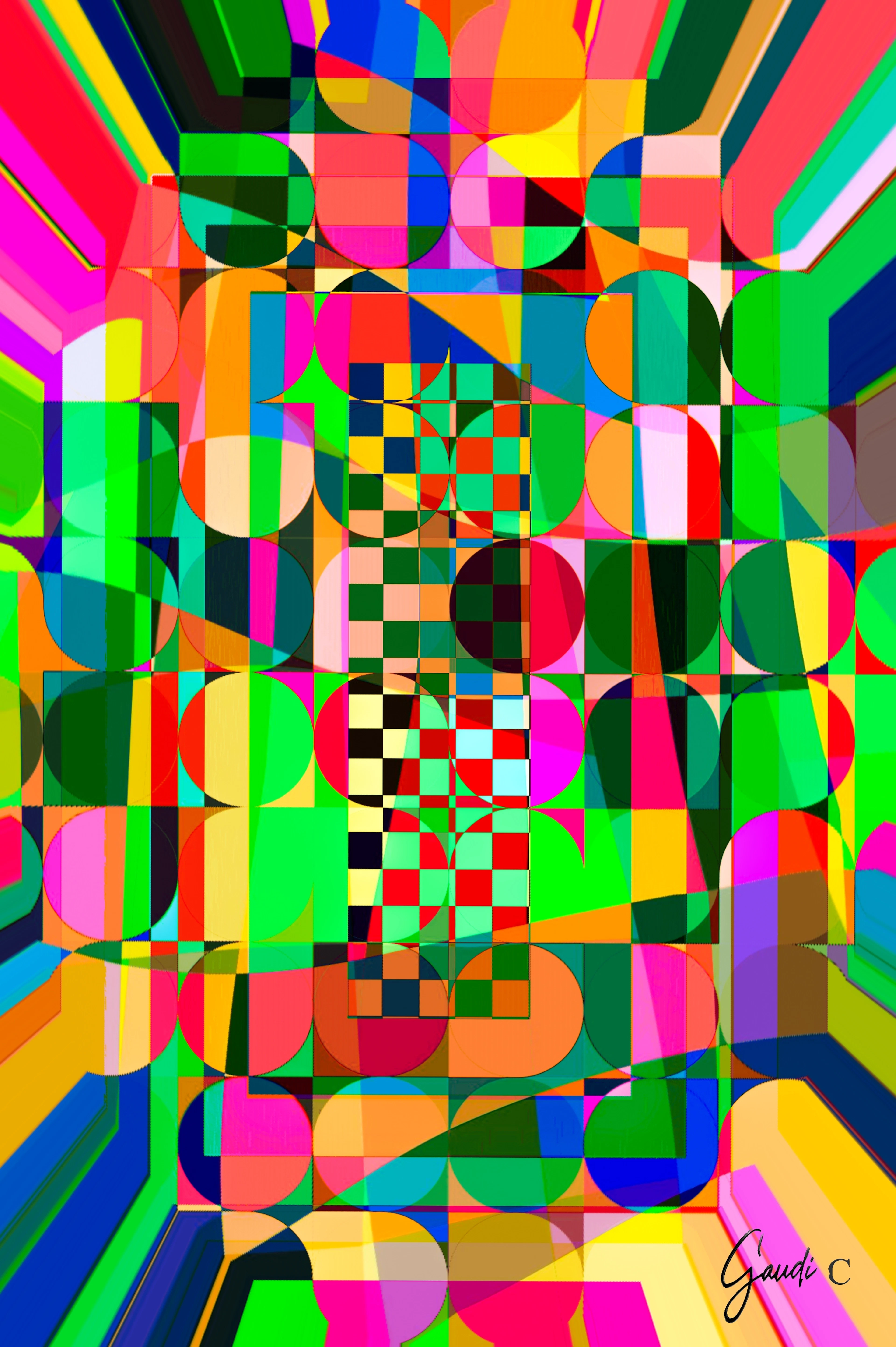 Gaudi .C - L’orchestre de couleur de la vie, 2025 - Photographie