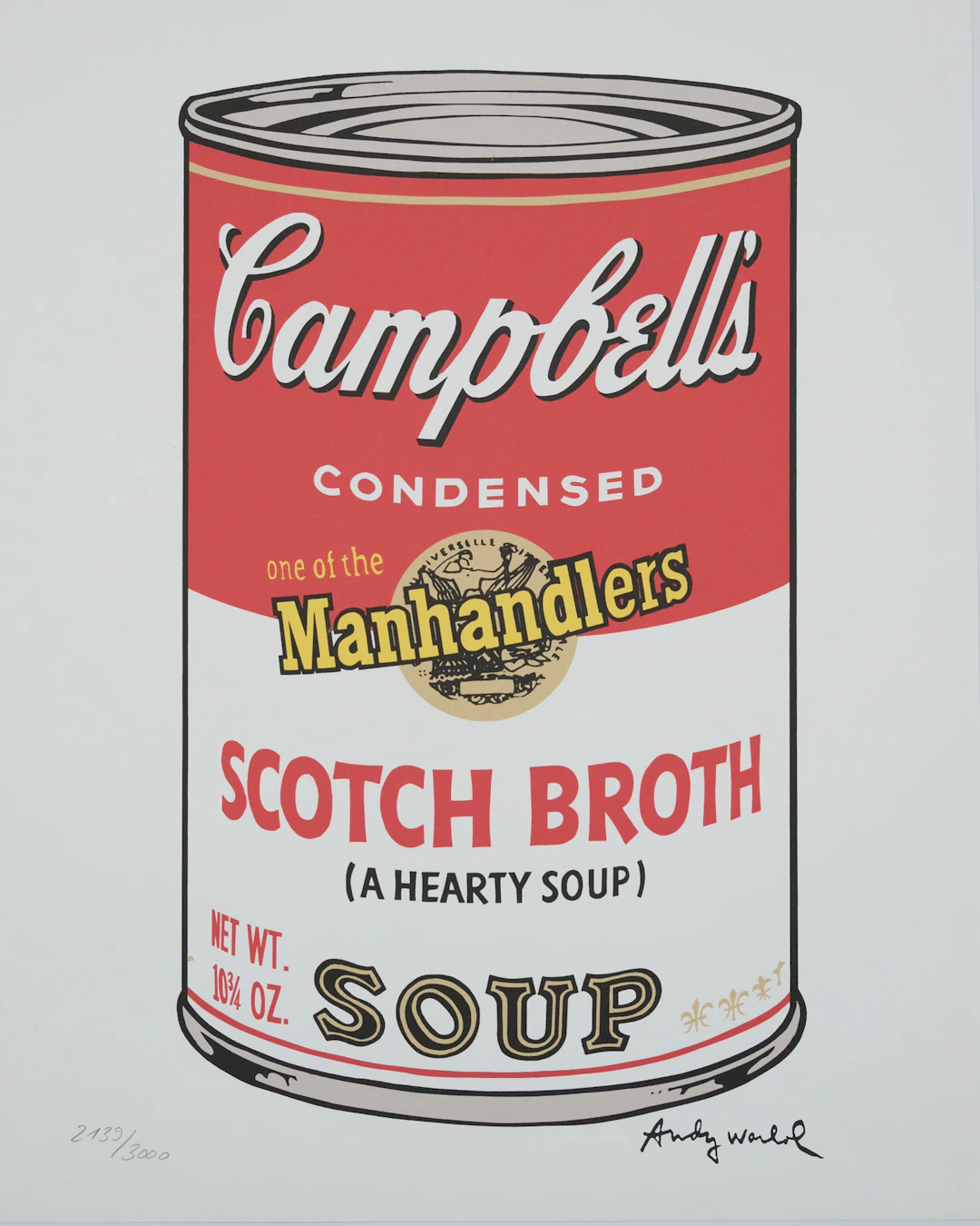 Andy WARHOL : Campbell’s Scoth Broth Soup - Lithographie signée