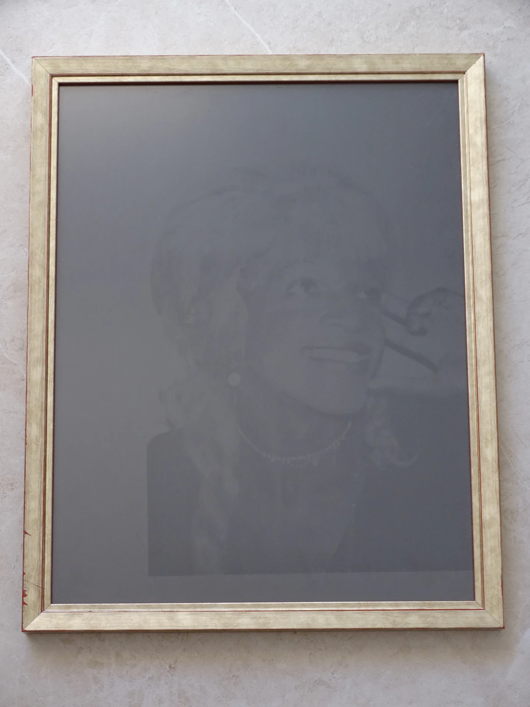Andy WARHOL - Lady, sérigraphie - Tampon au dos