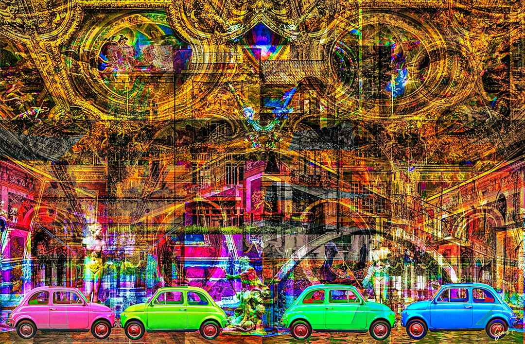 Gaudi .C venezia-street-magic-italia (2024) - impression numérique