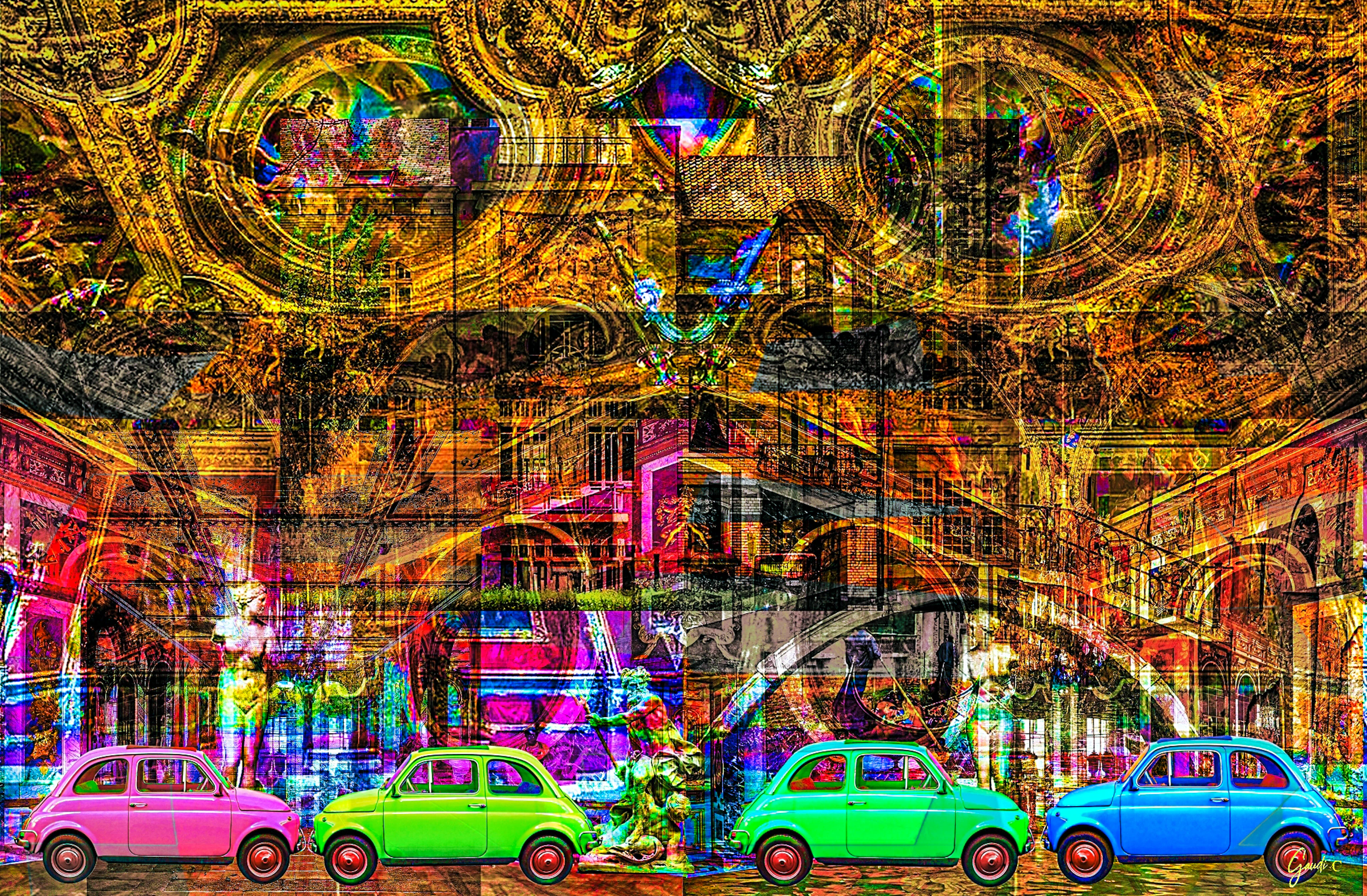 Gaudi .C venezia-street-magic-italia (2024) - impression numérique