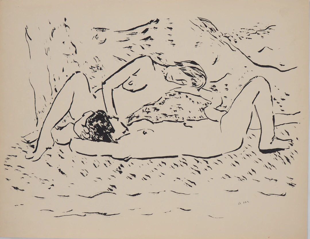 Albert MARQUET- Séduction, 1925 - Lithographie originale signée