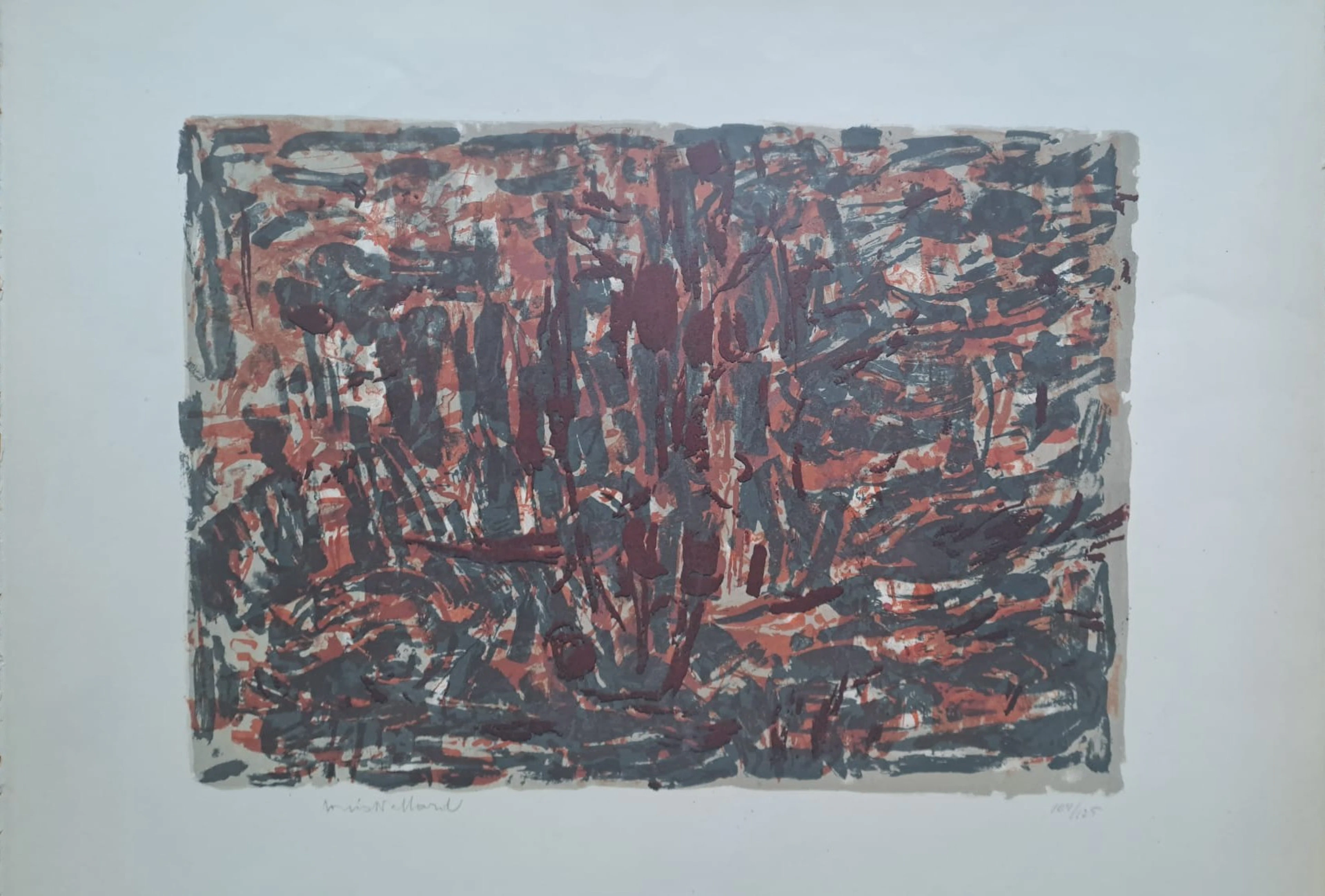Louis Nallard - Composition - Lithographie originale, signée et numérotée