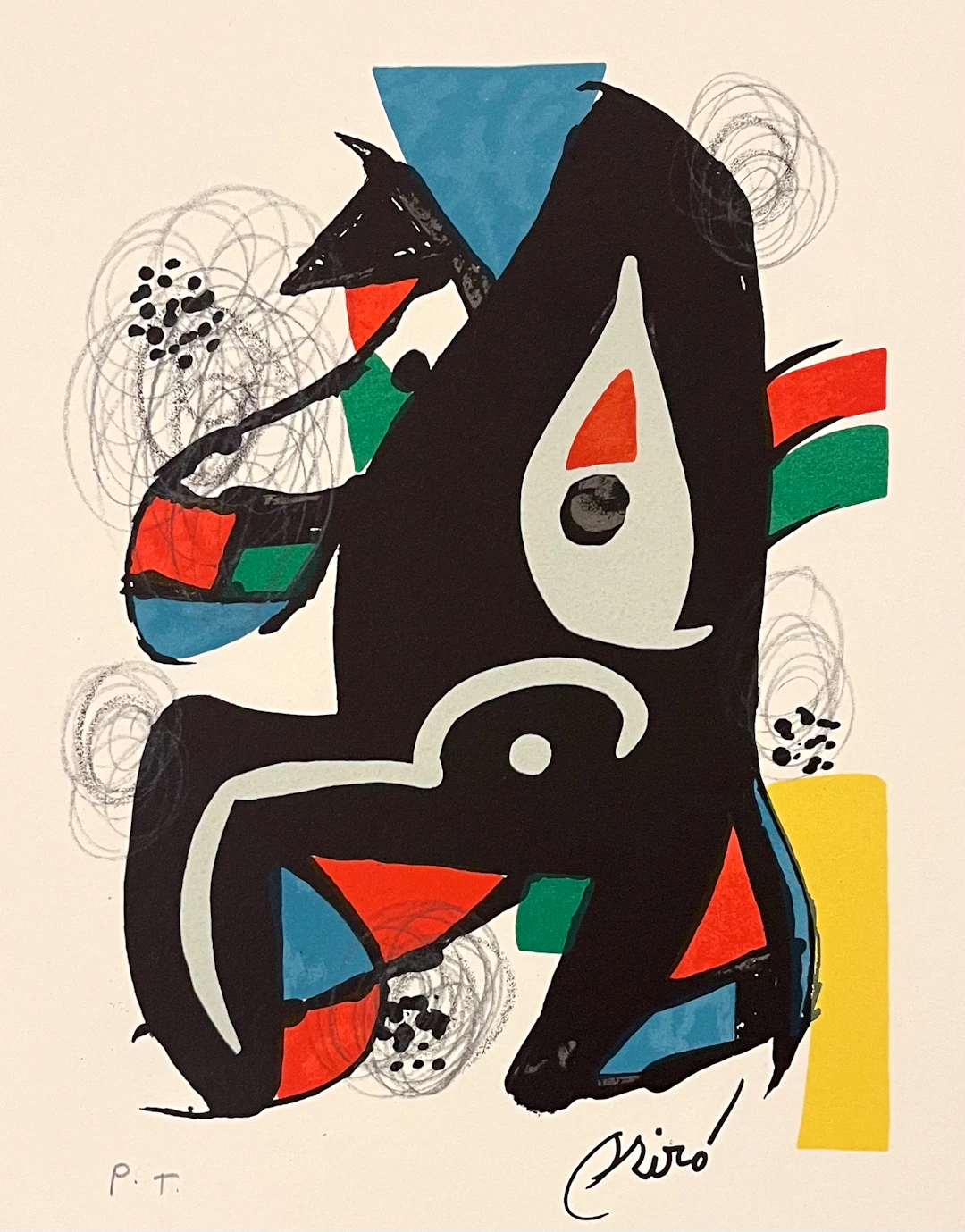 Joan MIRÓ - La mélodie acide, 1980 - lithographie originale