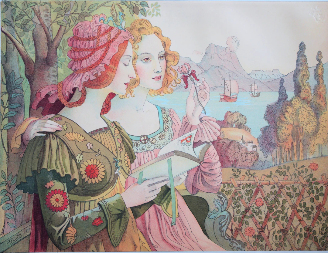 Armand POINT : La Légende dorée, Lithographie originale signée