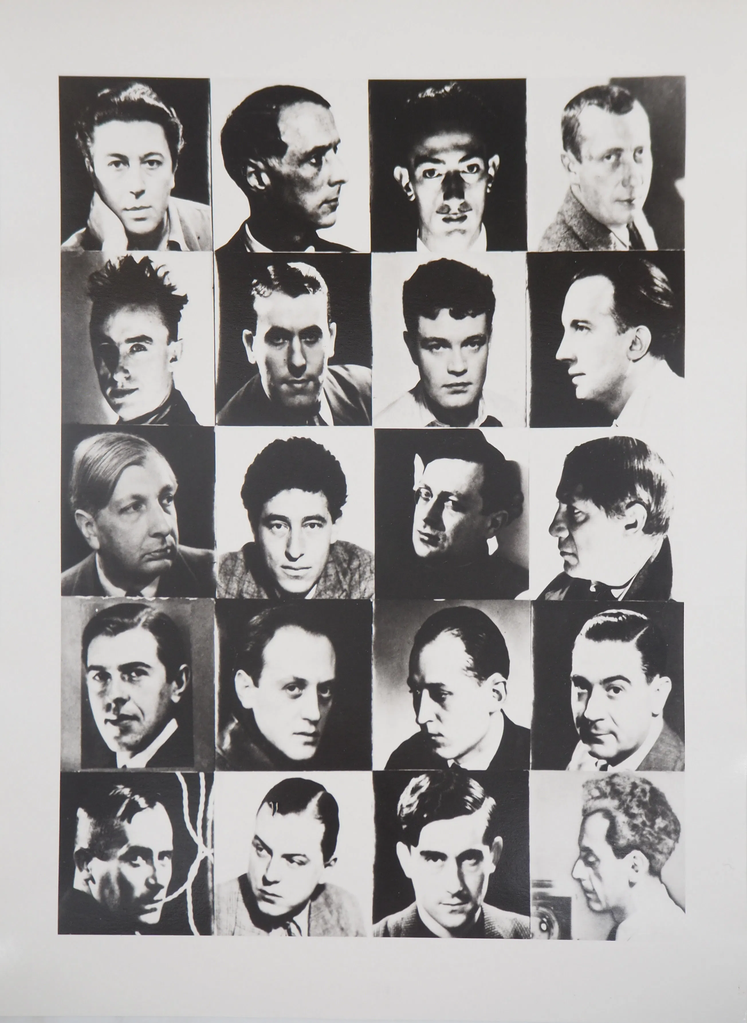 Man RAY - Portraits d’artistes - Tirage argentique postérieur