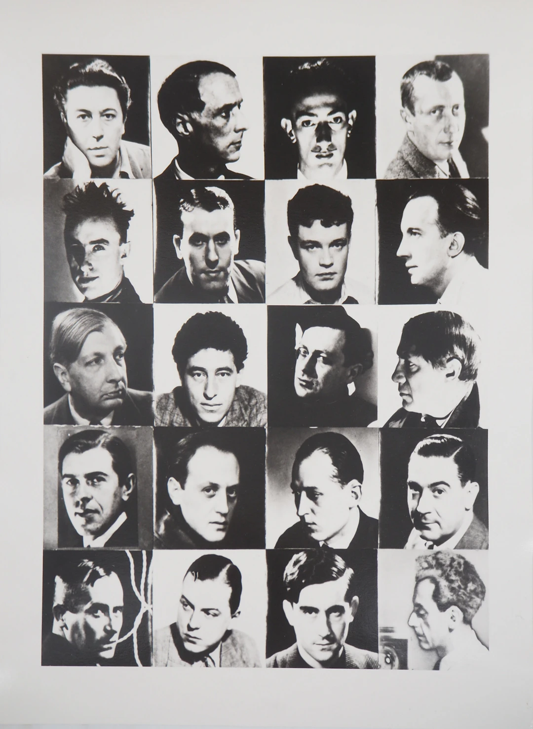 Man RAY - Portraits d’artistes - Tirage argentique postérieur