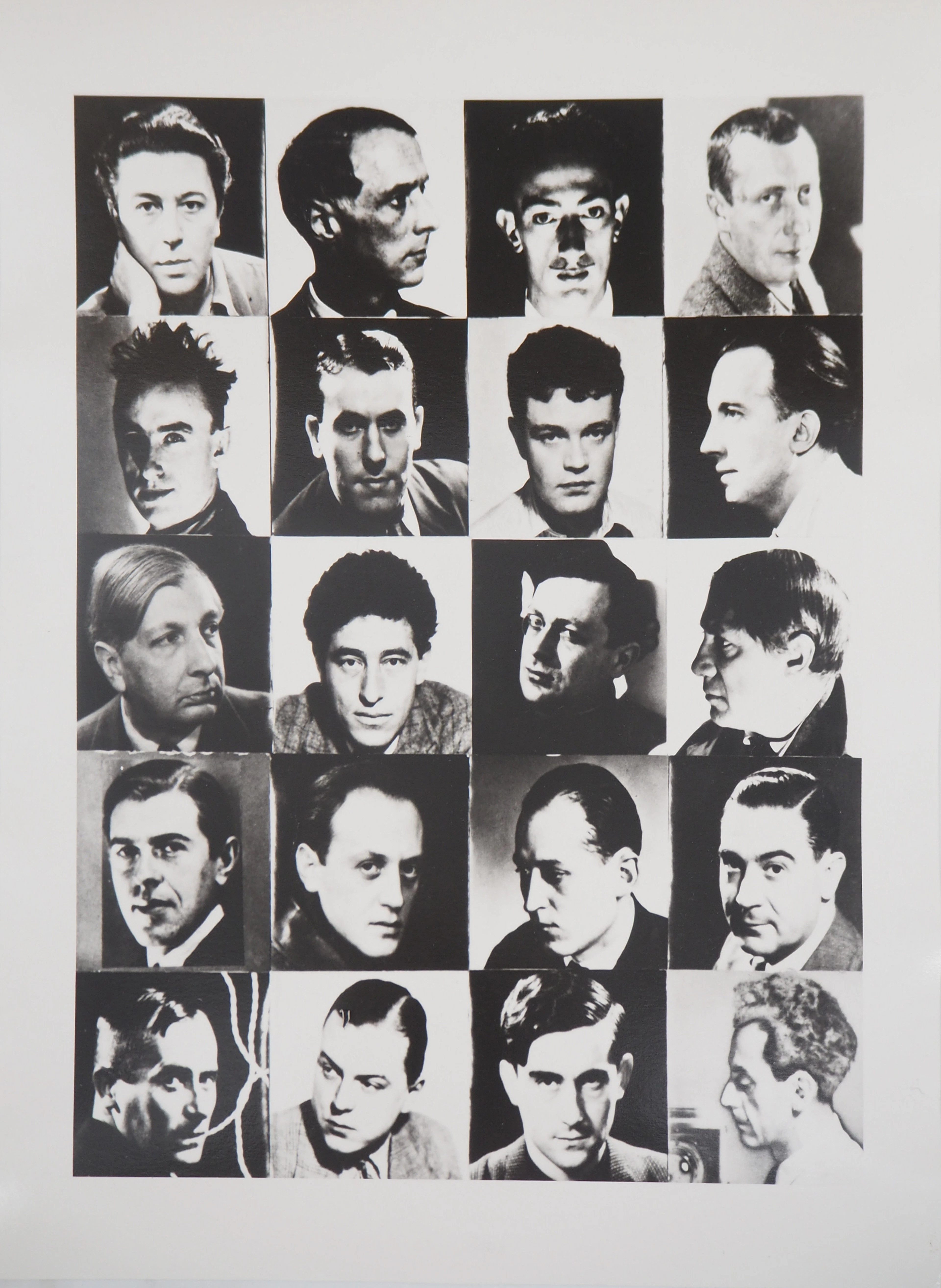 Man RAY - Portraits d’artistes - Tirage argentique postérieur