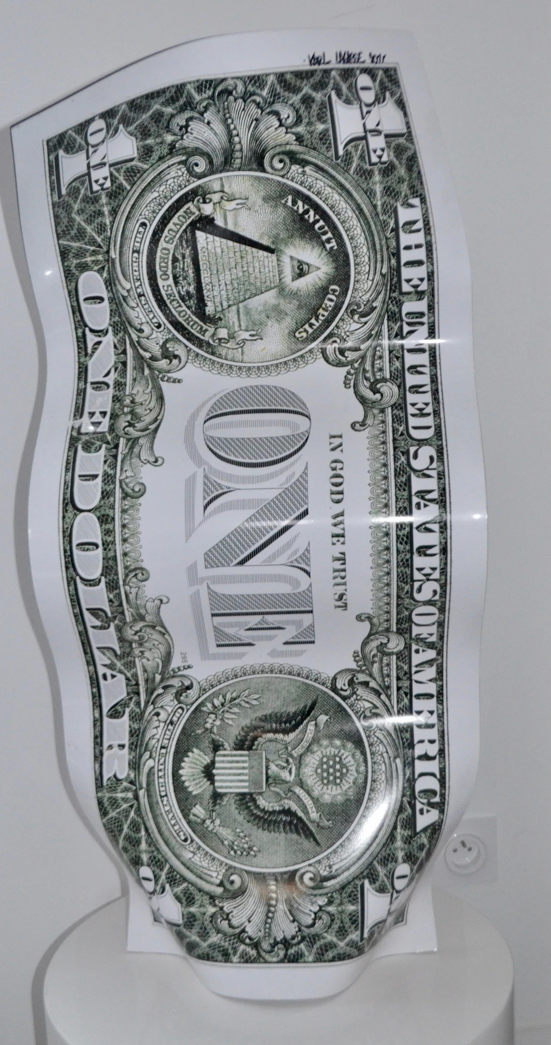 Karl LAGASSE - One dollar, 2011 - Sculpture