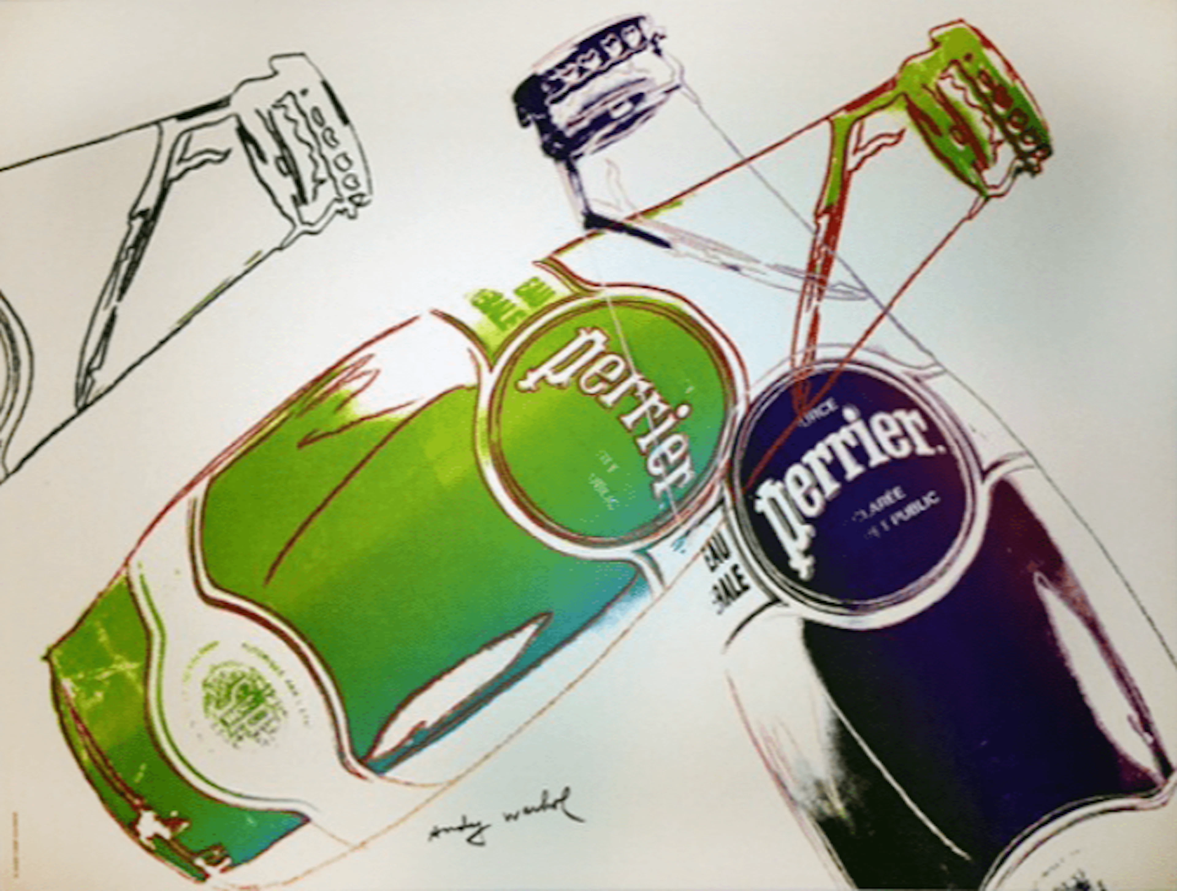 Andy Warhol (d’après) - Perrier - Affiche