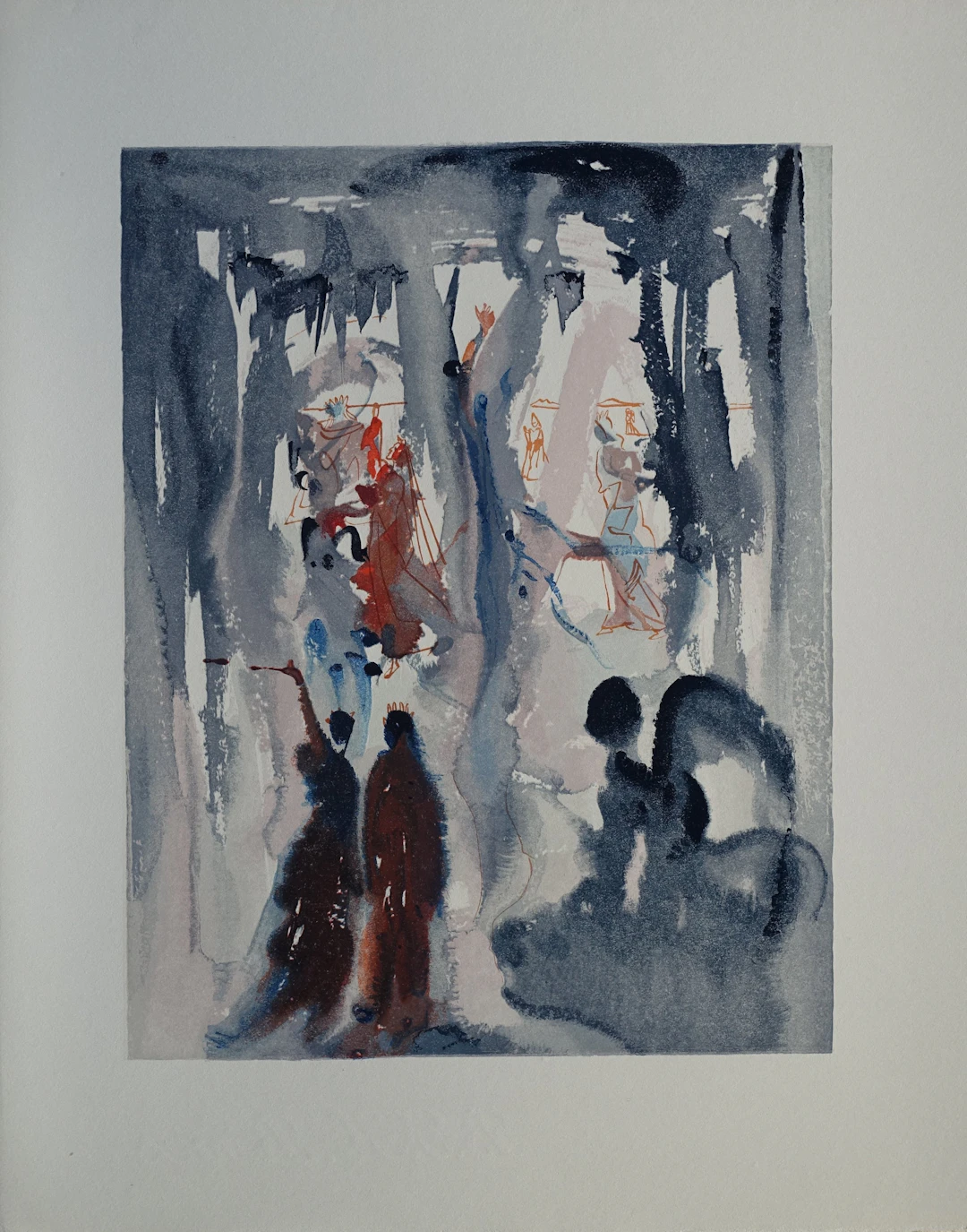 Salvador DALI : Ainsi fut créé la Terre, Bois gravé original