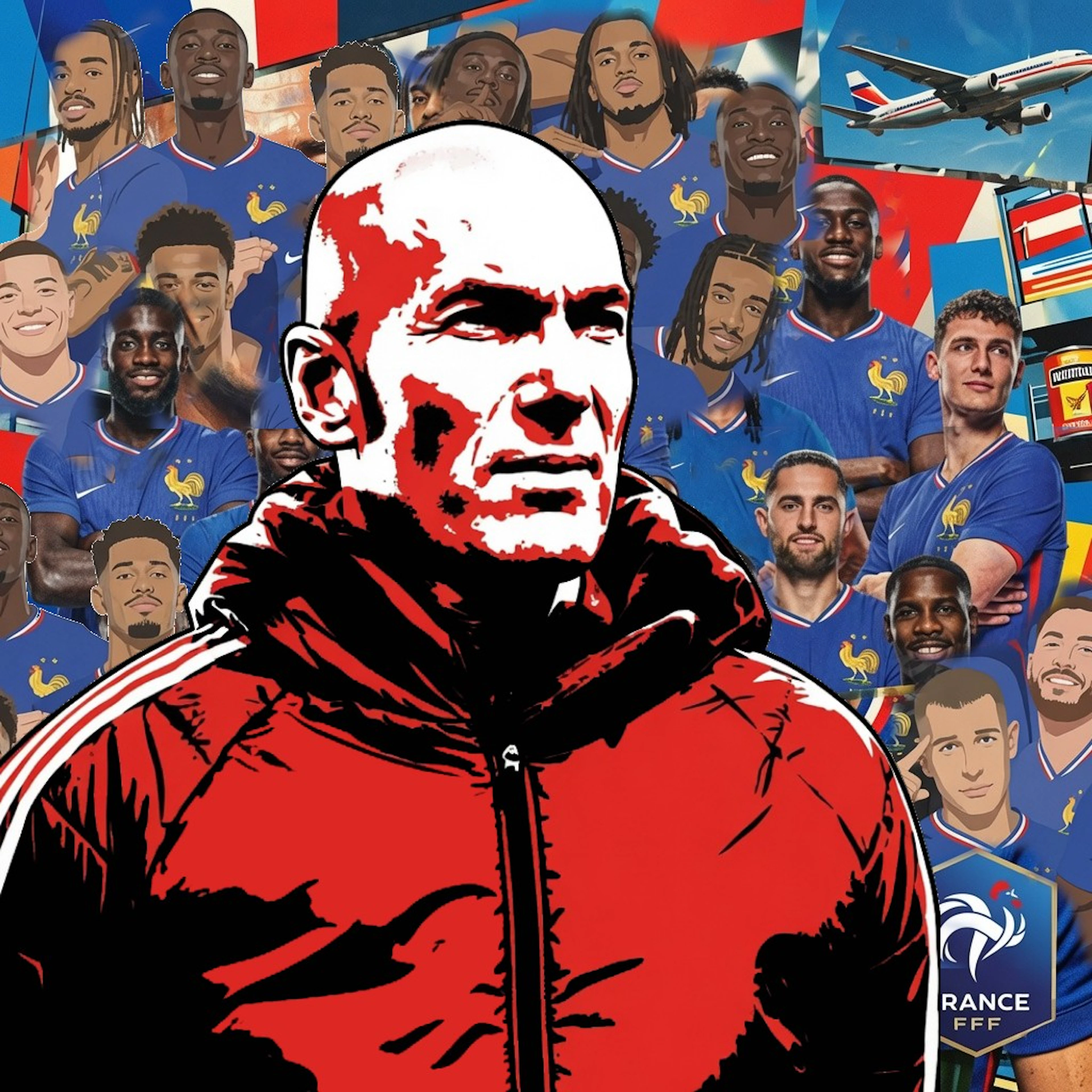 PyB - Zinedine Zidane 2026 - Impression numérique sur toile