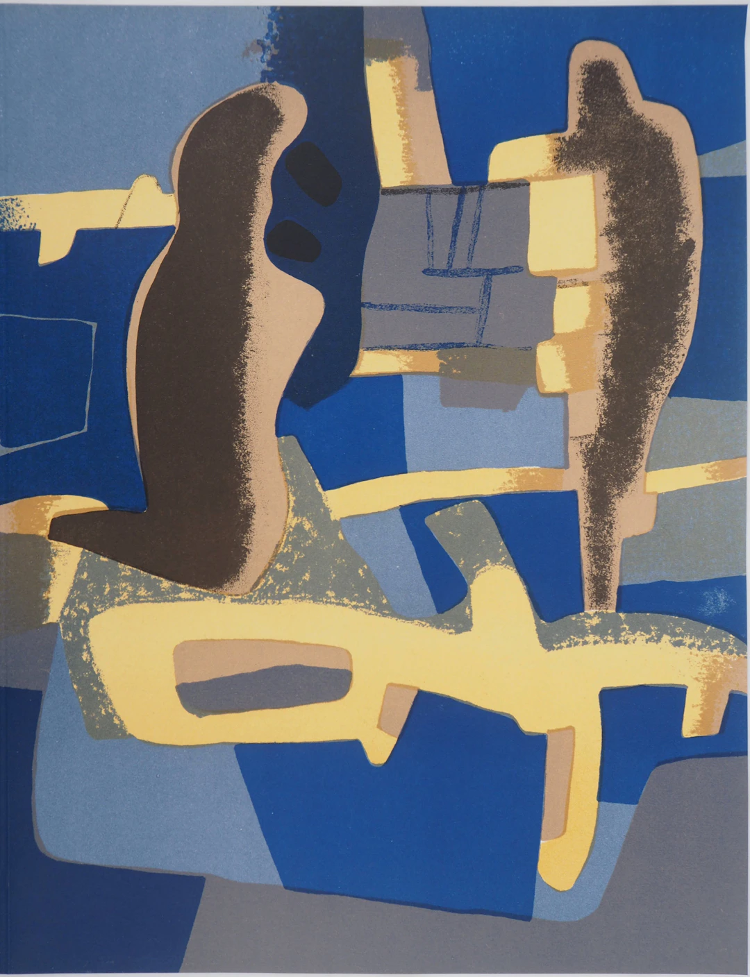 Maurice ESTEVE - Face à face, 1968 - Lithographie originale