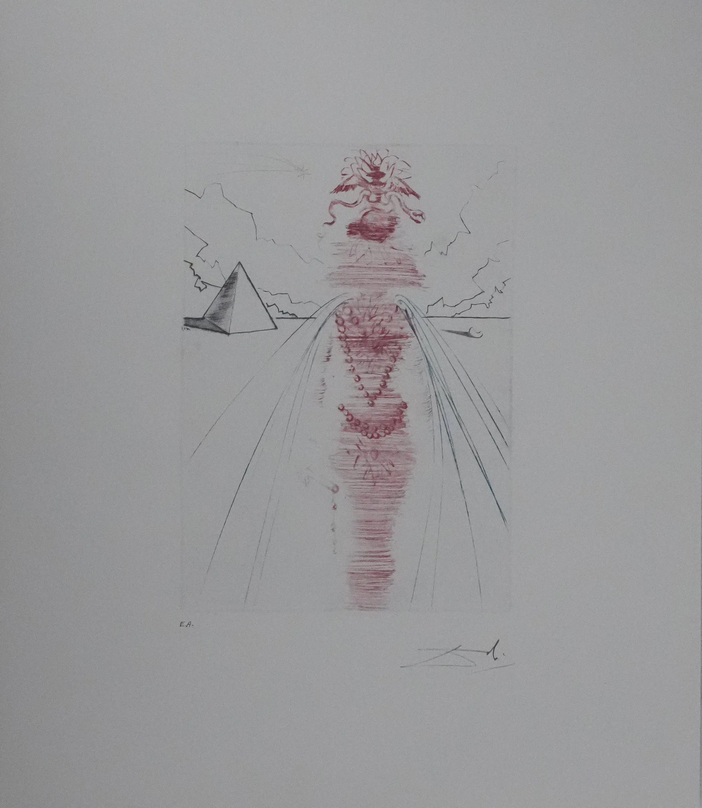 Salvador Dali - Cléopatre - Héliogravure signée