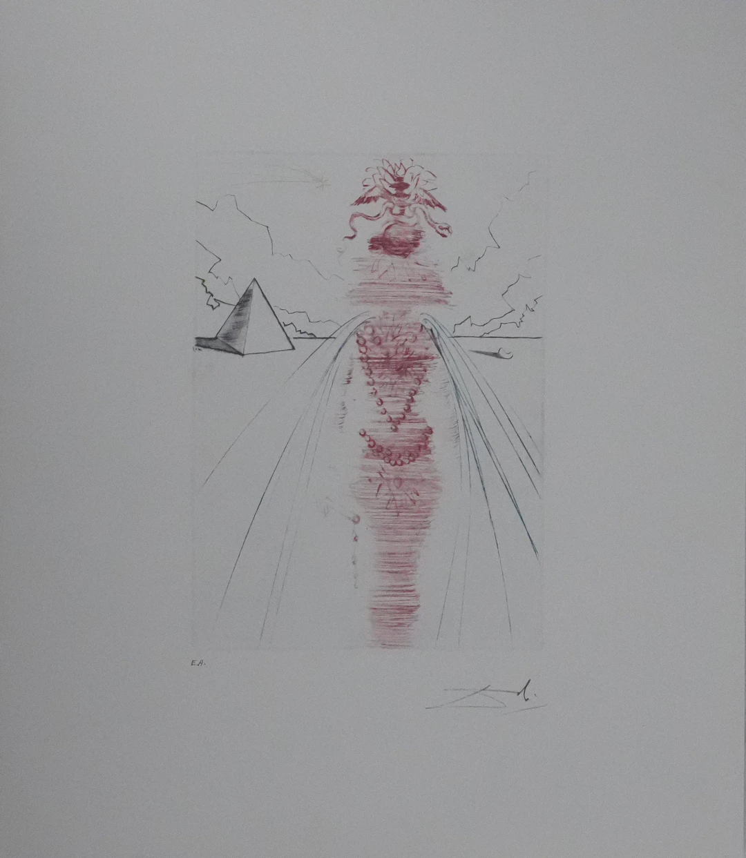 Salvador Dali - Cléopatre - Héliogravure signée