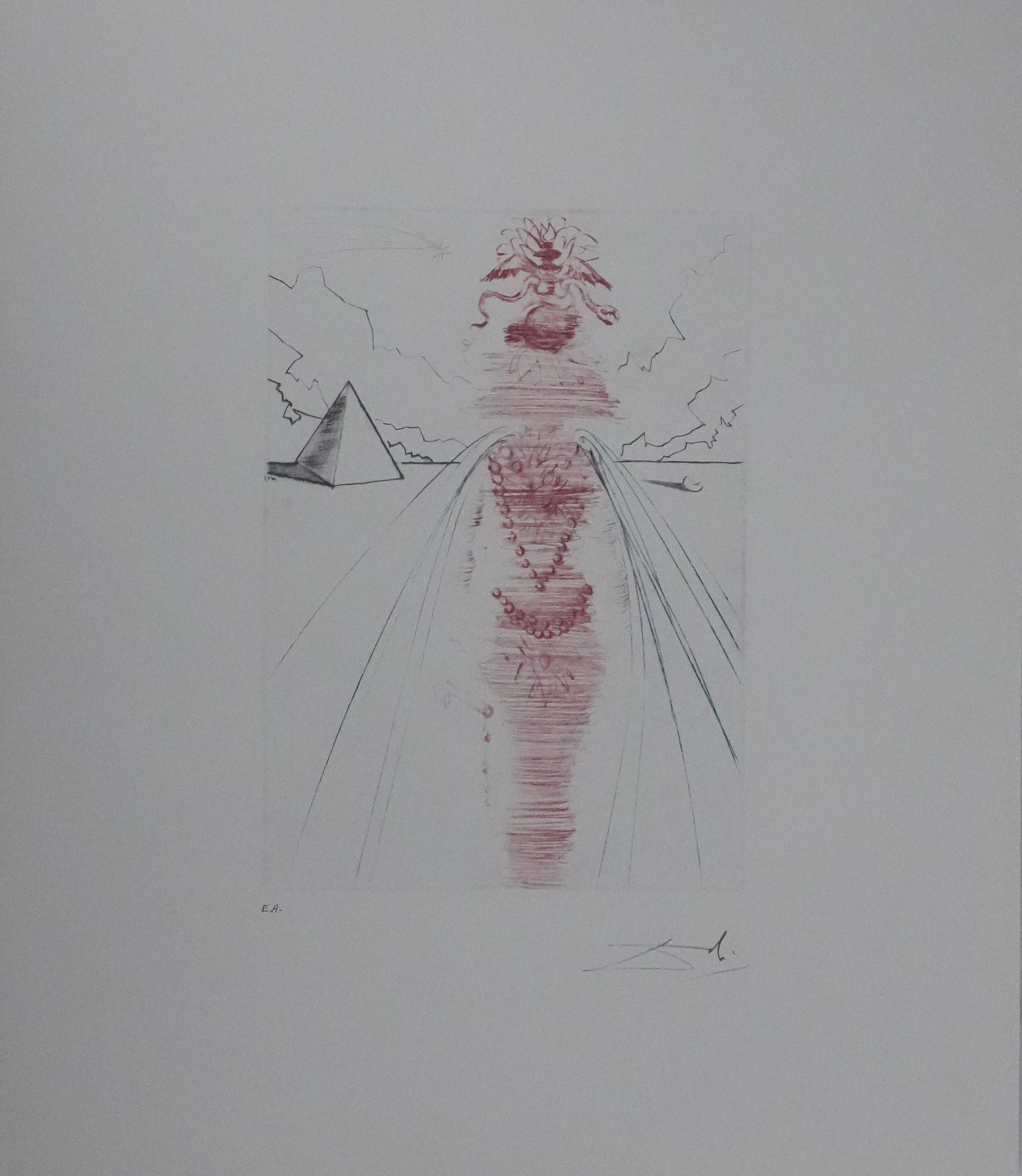 Salvador Dali - Cléopatre - Héliogravure signée