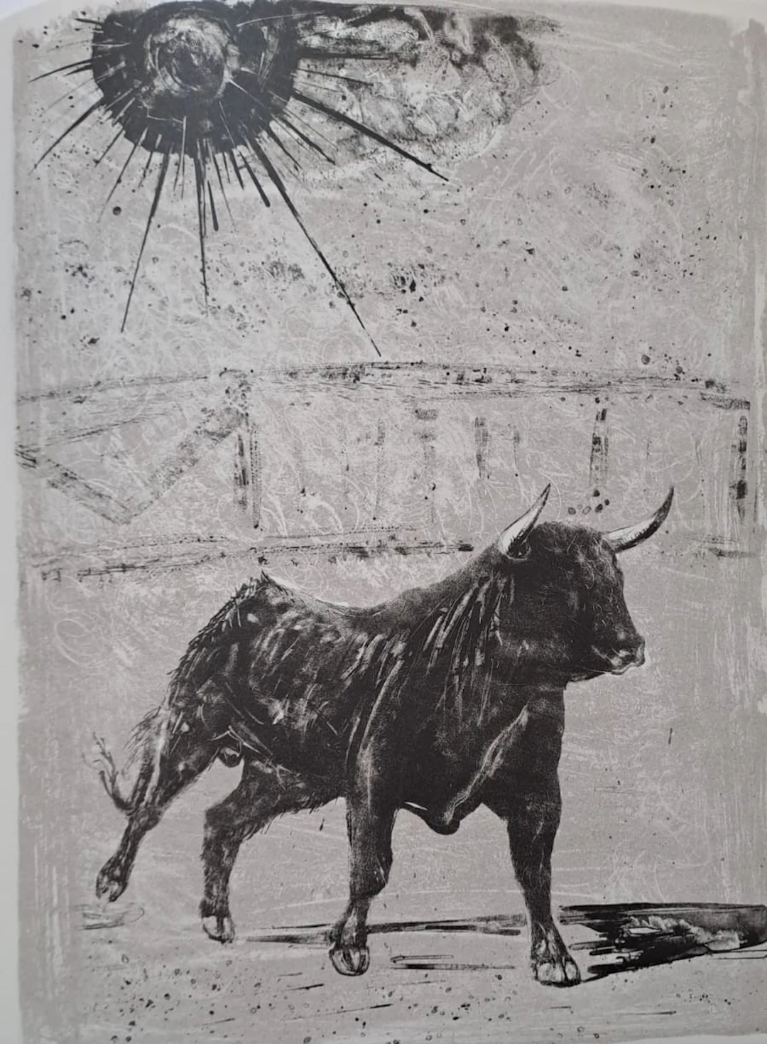 Jacques Birr - El torinus furor - Lithographie originale