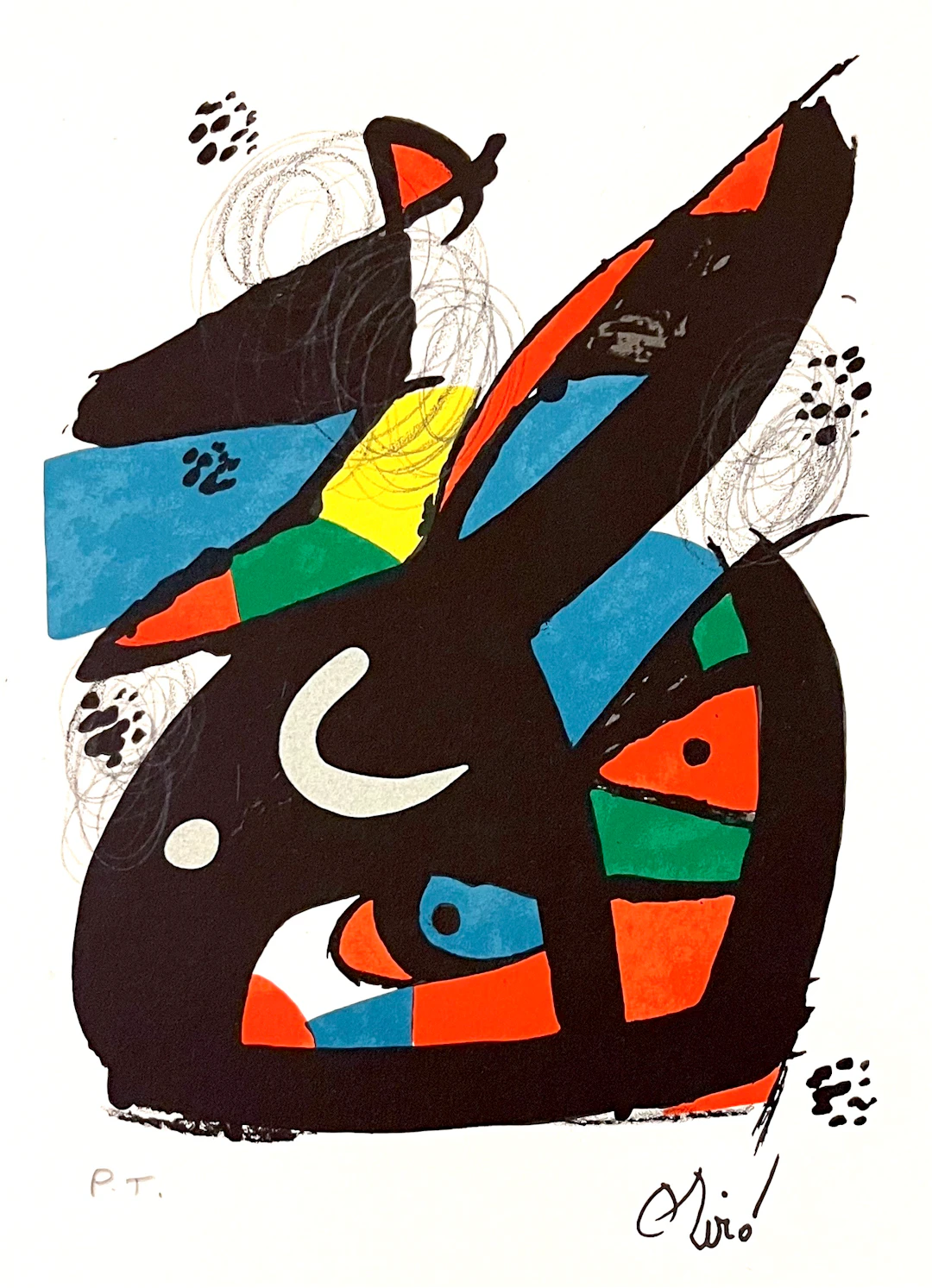 Joan MIRÓ - La mélodie acide, 1980 - lithographie originale