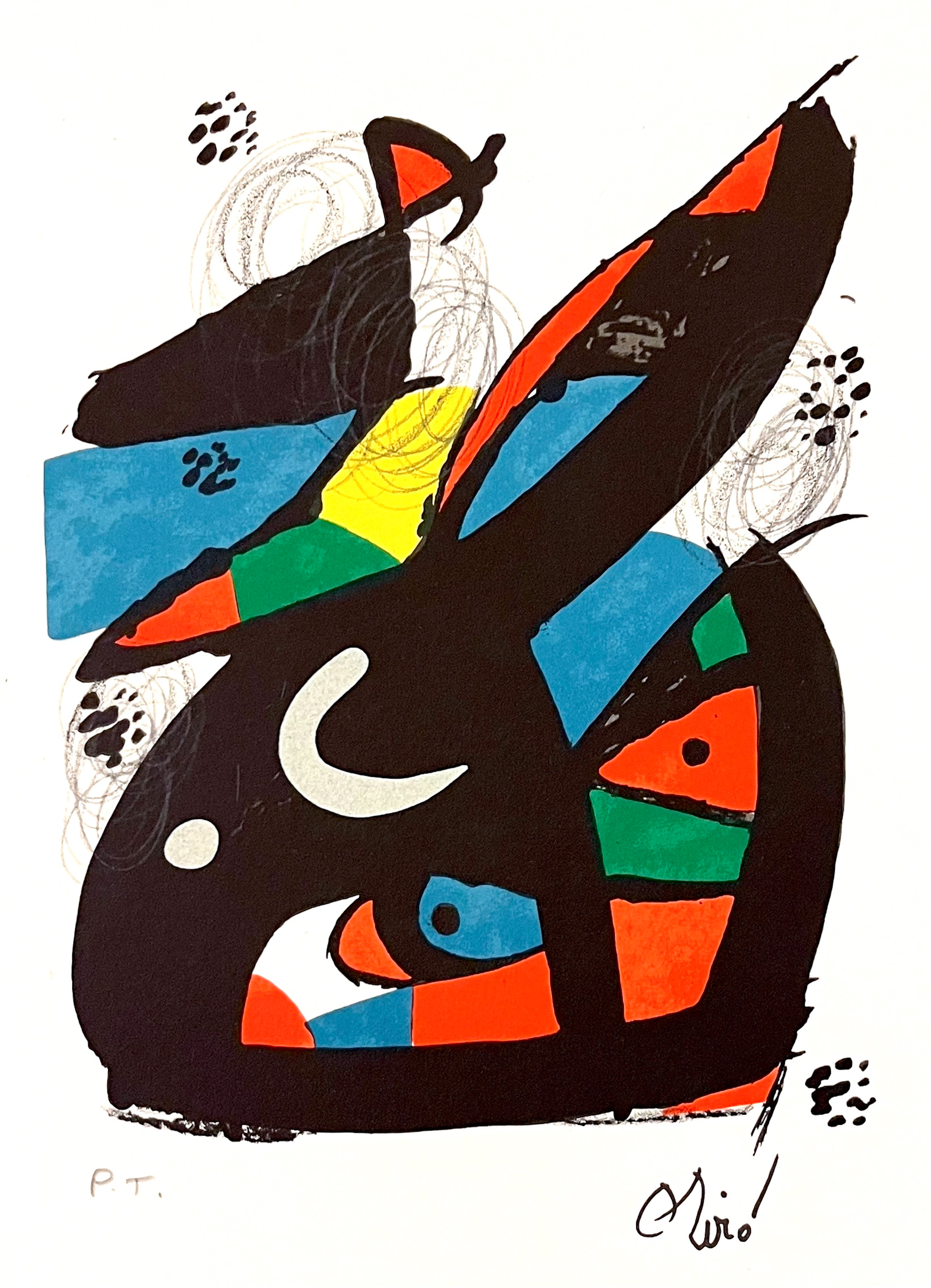 Joan MIRÓ - La mélodie acide, 1980 - lithographie originale
