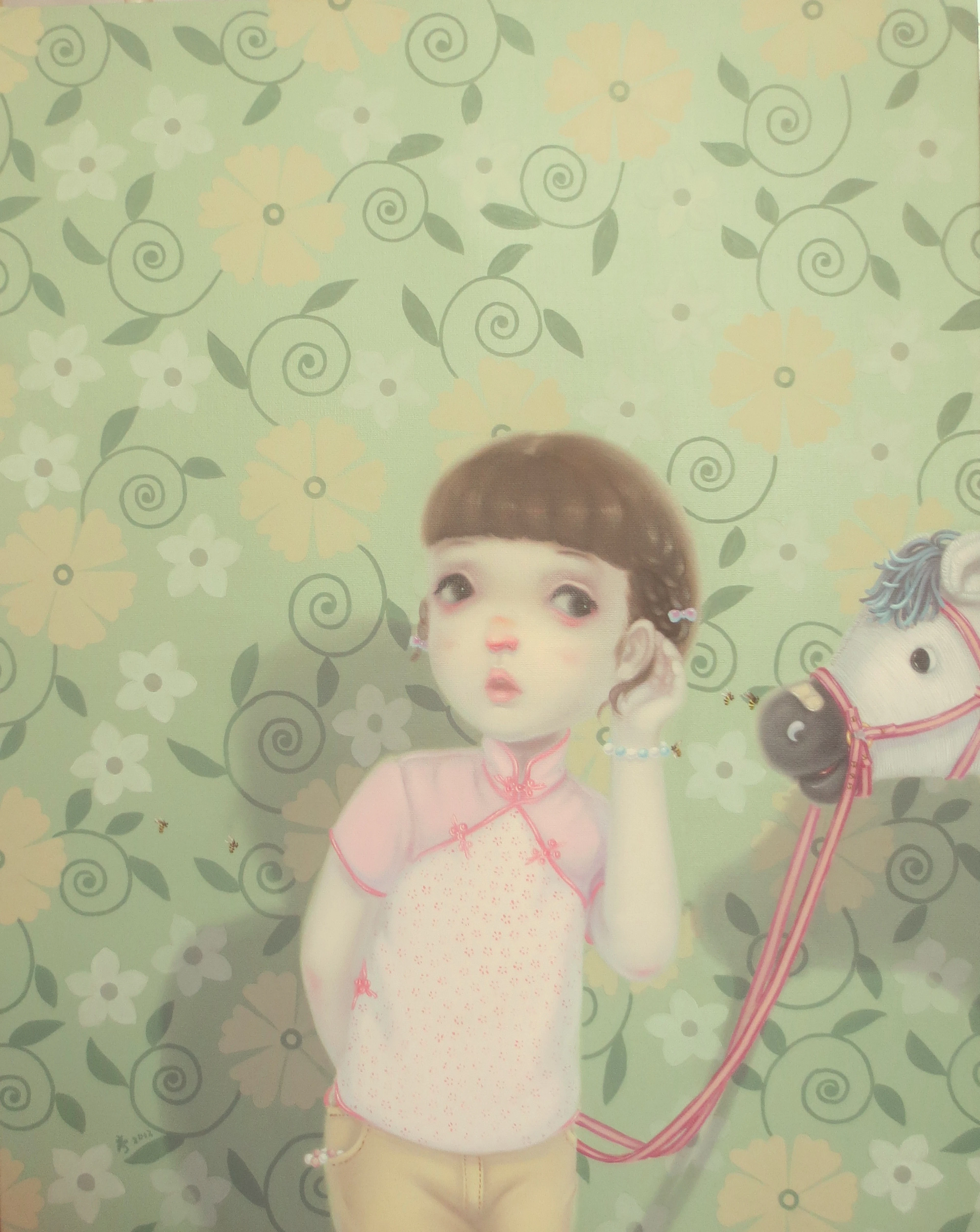 LIU Ting Ting - My secret garden, 2012 - Huile sur toile