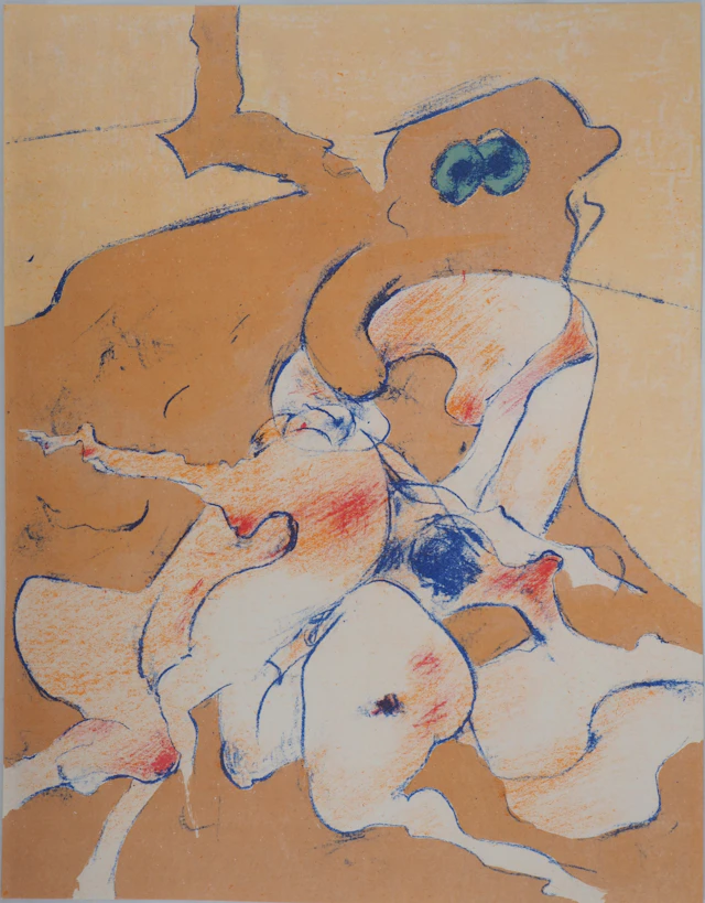 Dorothea TANNING - Les amants, 1974 - Lithographie originale