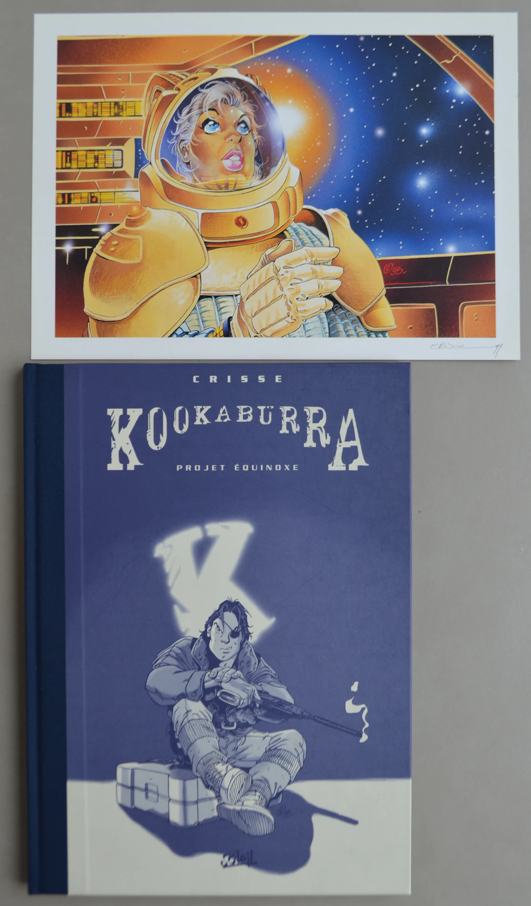Crisse - Kookaburra T3, 1999 - Projet Equinoxe + ex-libris signé