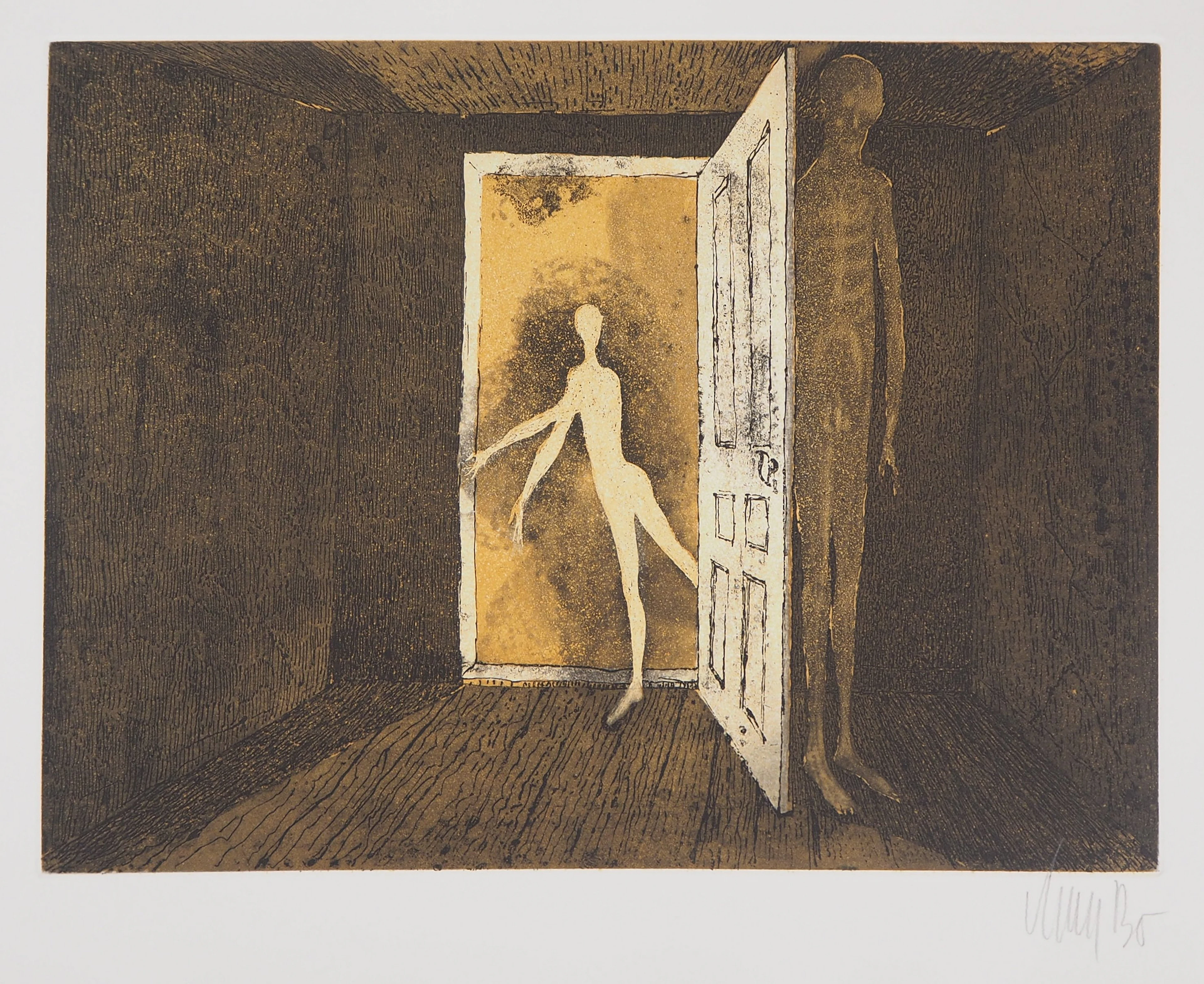 Lars BO : Jeu de cache-cache, 1975 - Gravure originale signée au crayon