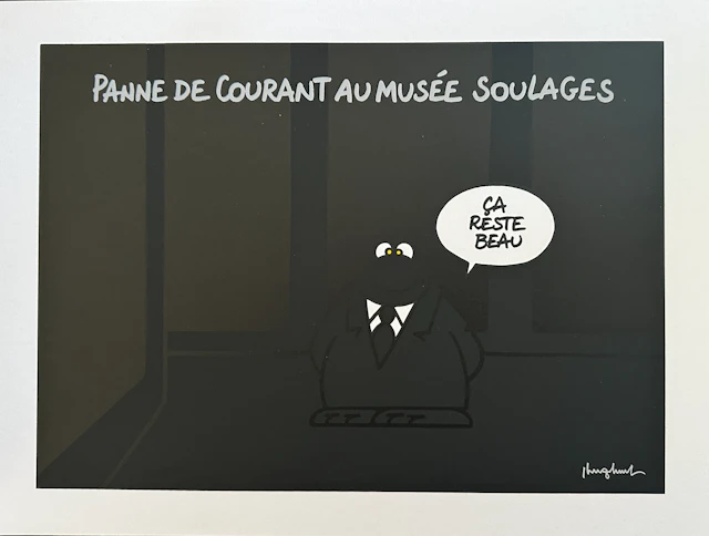 Pierre SOULAGES et Philippe GELUCK - Panne de courant au musée Soulages