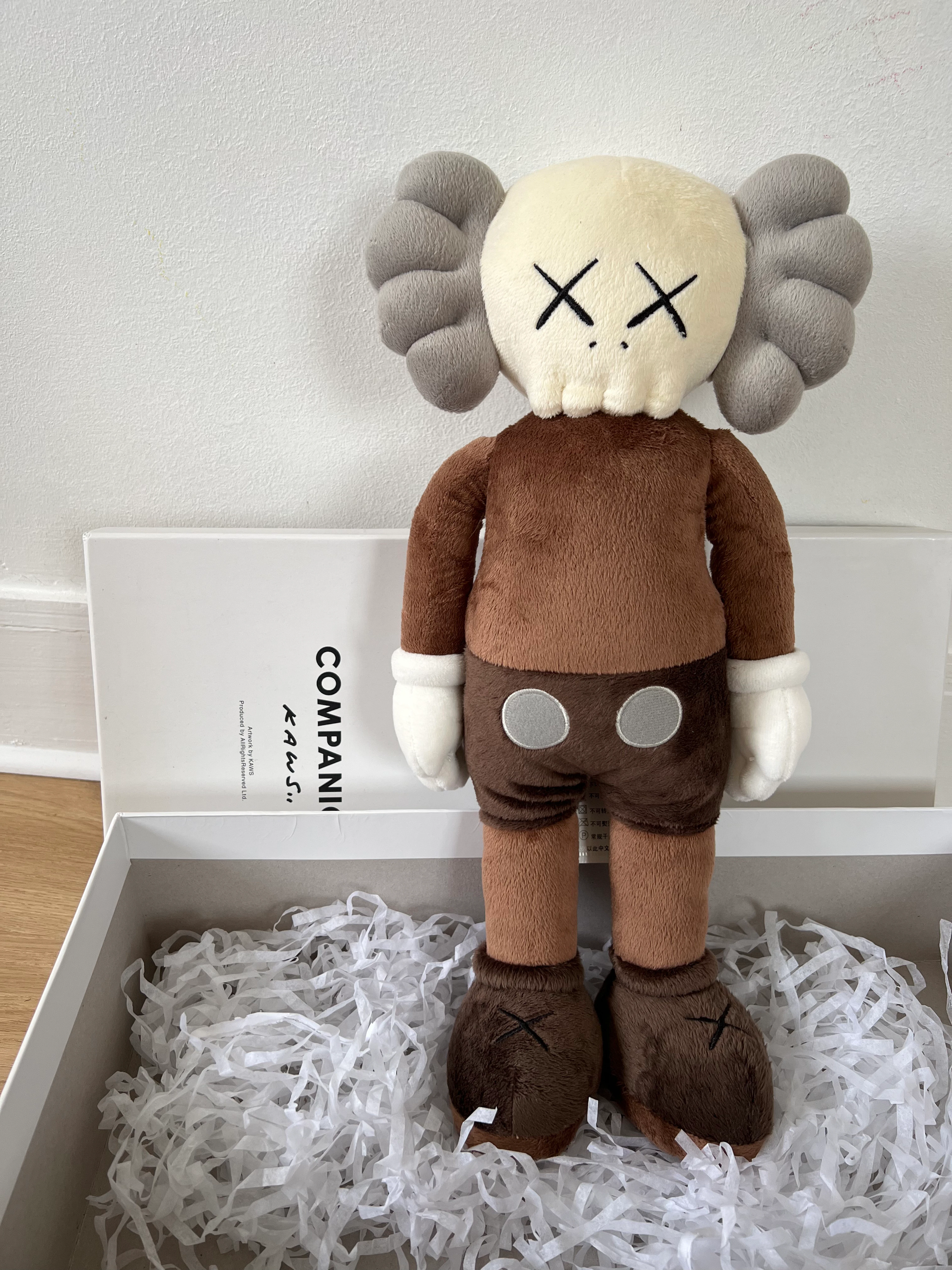Kaws - PELUCHE COMPAGNON CLEAN SLATE, 2015, Peluche