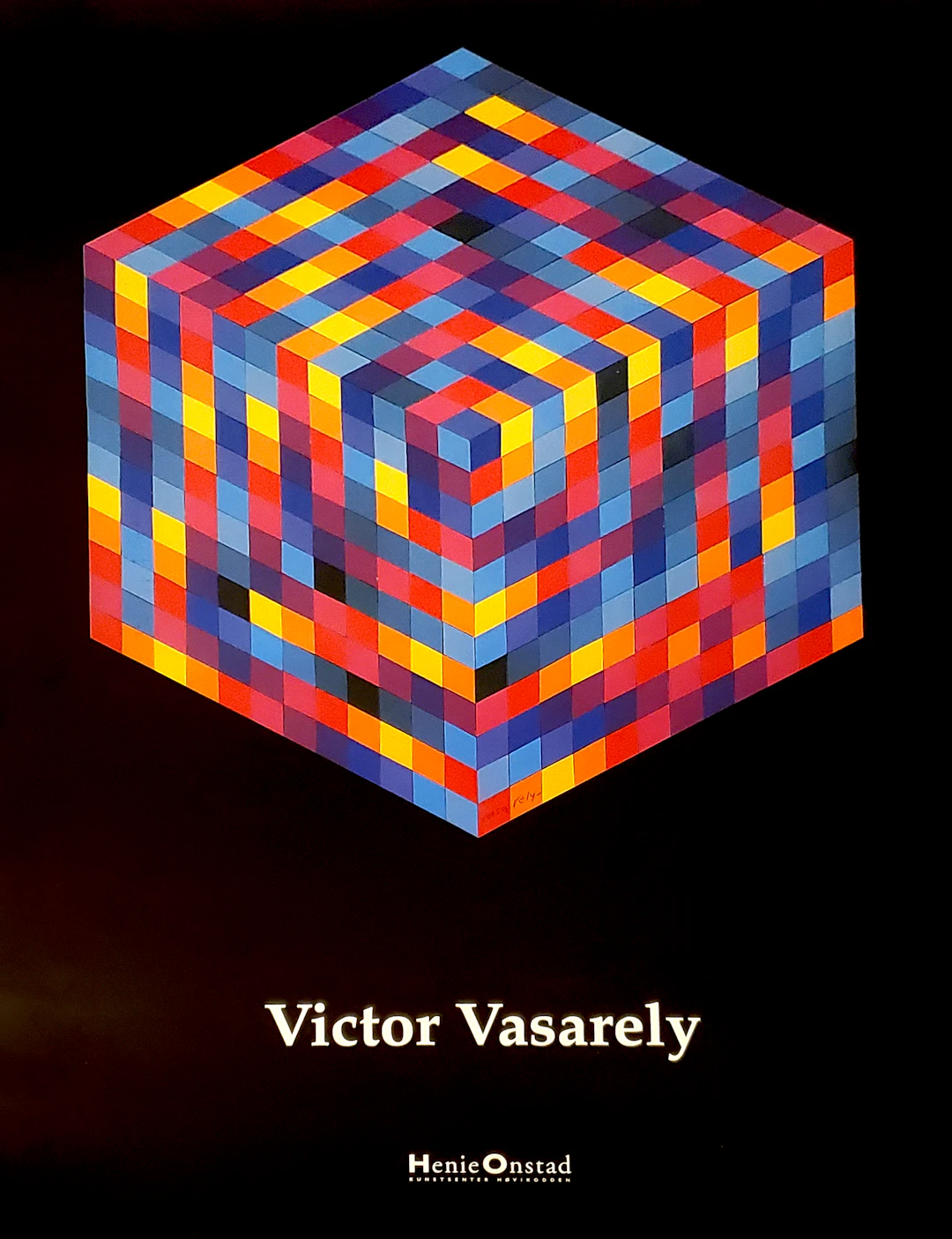 Victor Vasarely - Tuva-Rev, 1972 - Affiche originale