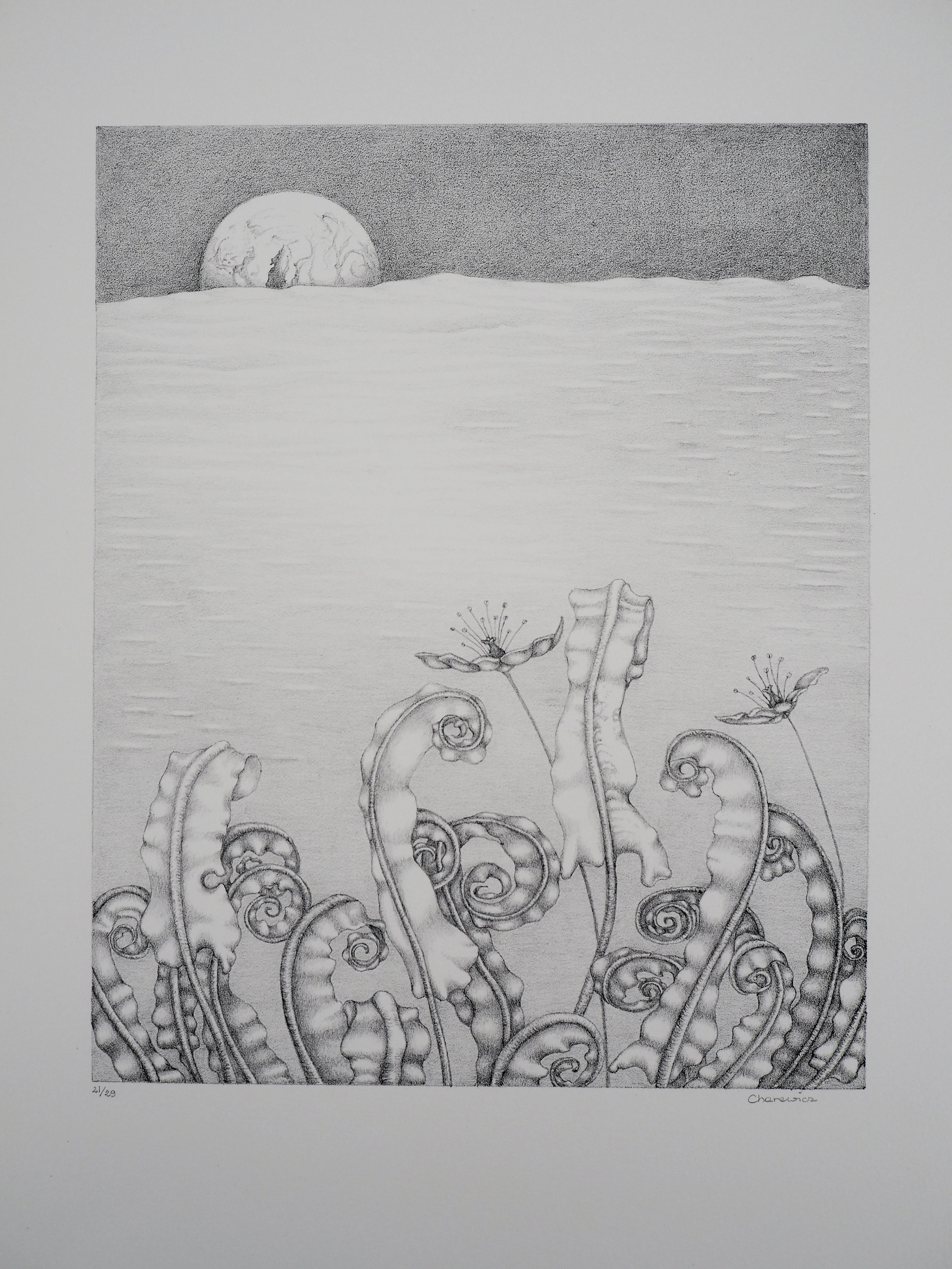 Gochka Charewicz - Horizon - Lithographie originale signée