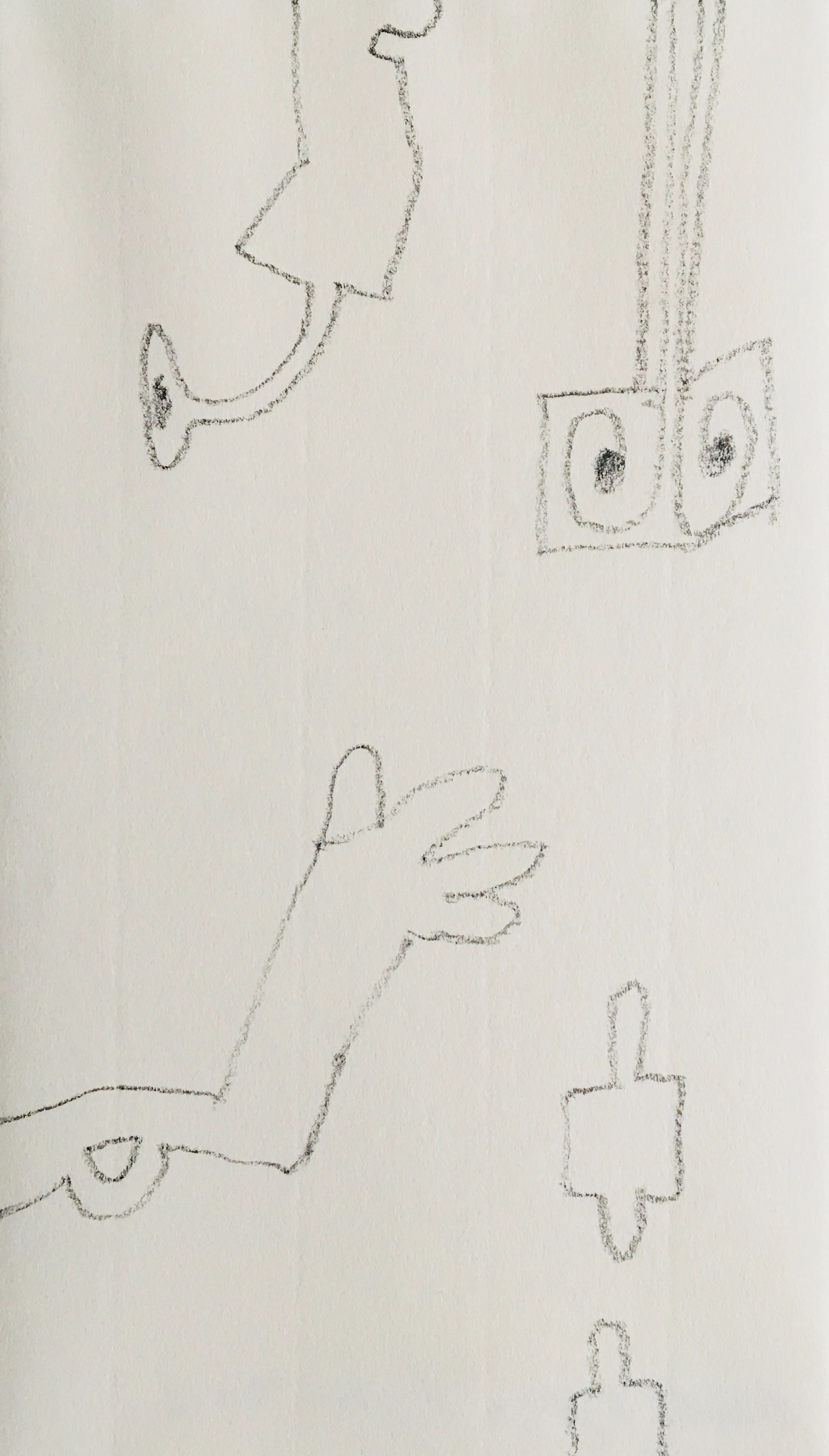 Daniel DEZEUZE - Sans titre, 2012 - Dessin original signé