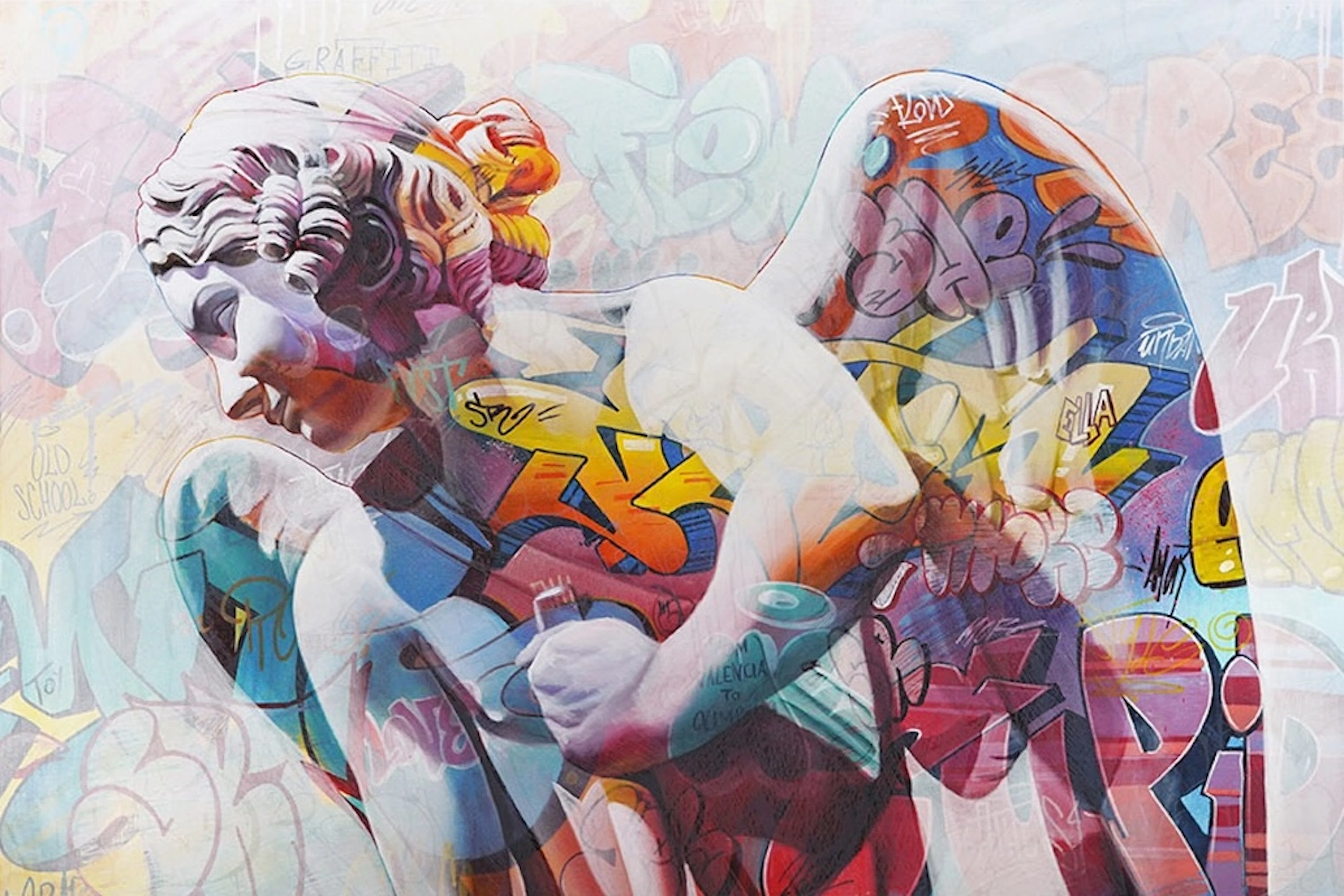PichiAvo - Eros Lefkos, 2023 - Impression Giclée