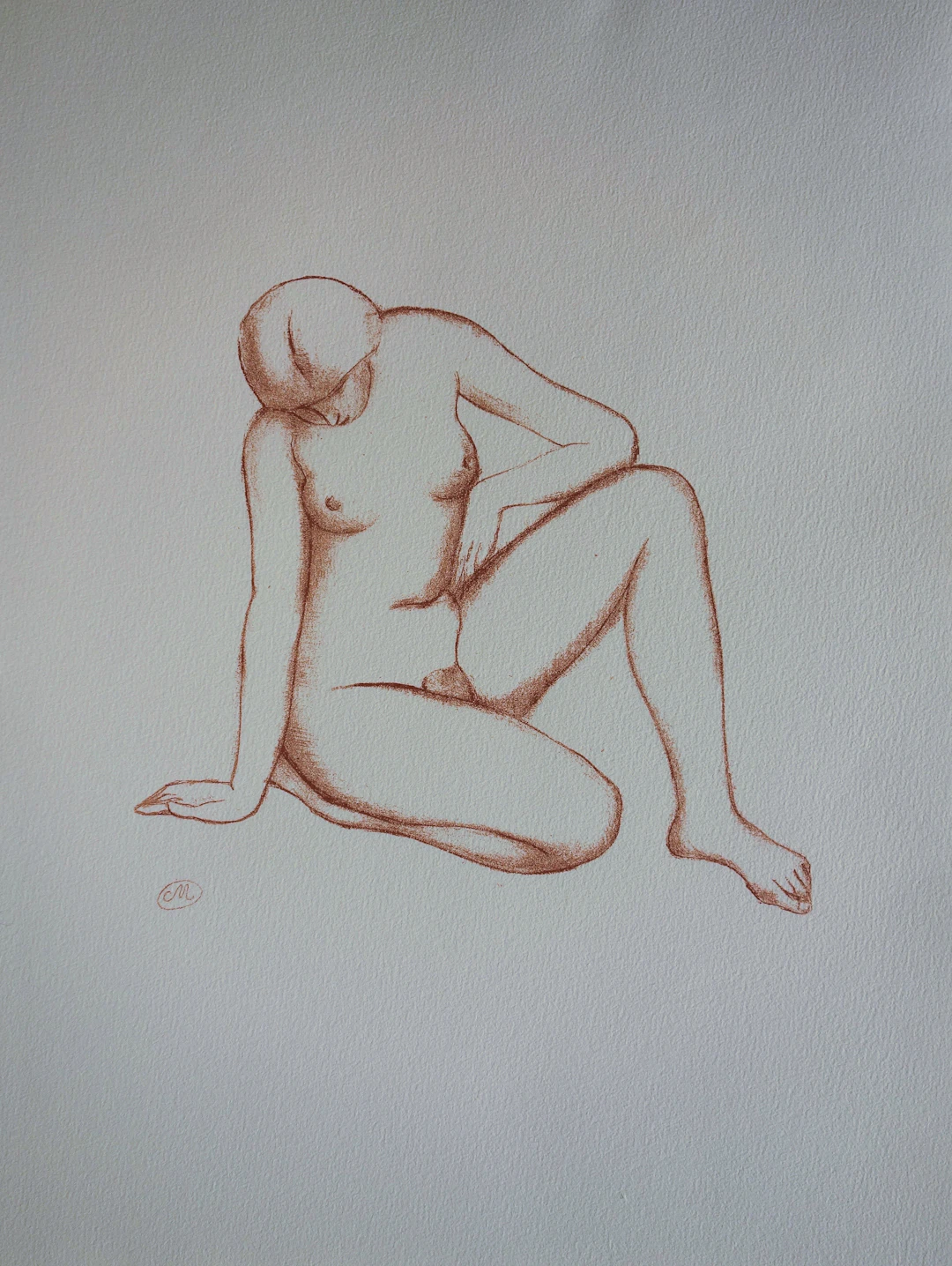 Aristide MAILLOL : Croquis d’Ariane - Lithographie