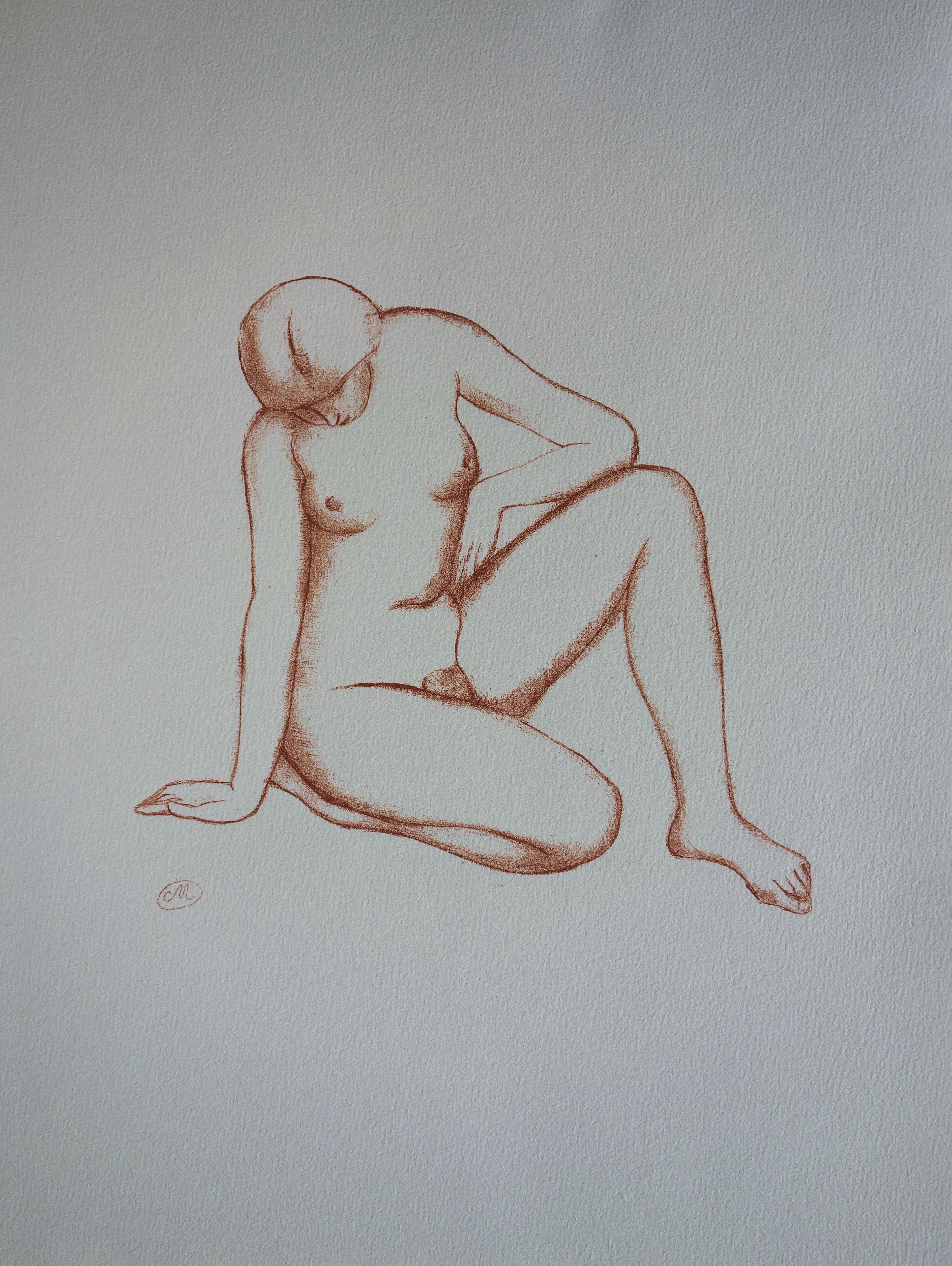 Aristide MAILLOL : Croquis d’Ariane - Lithographie