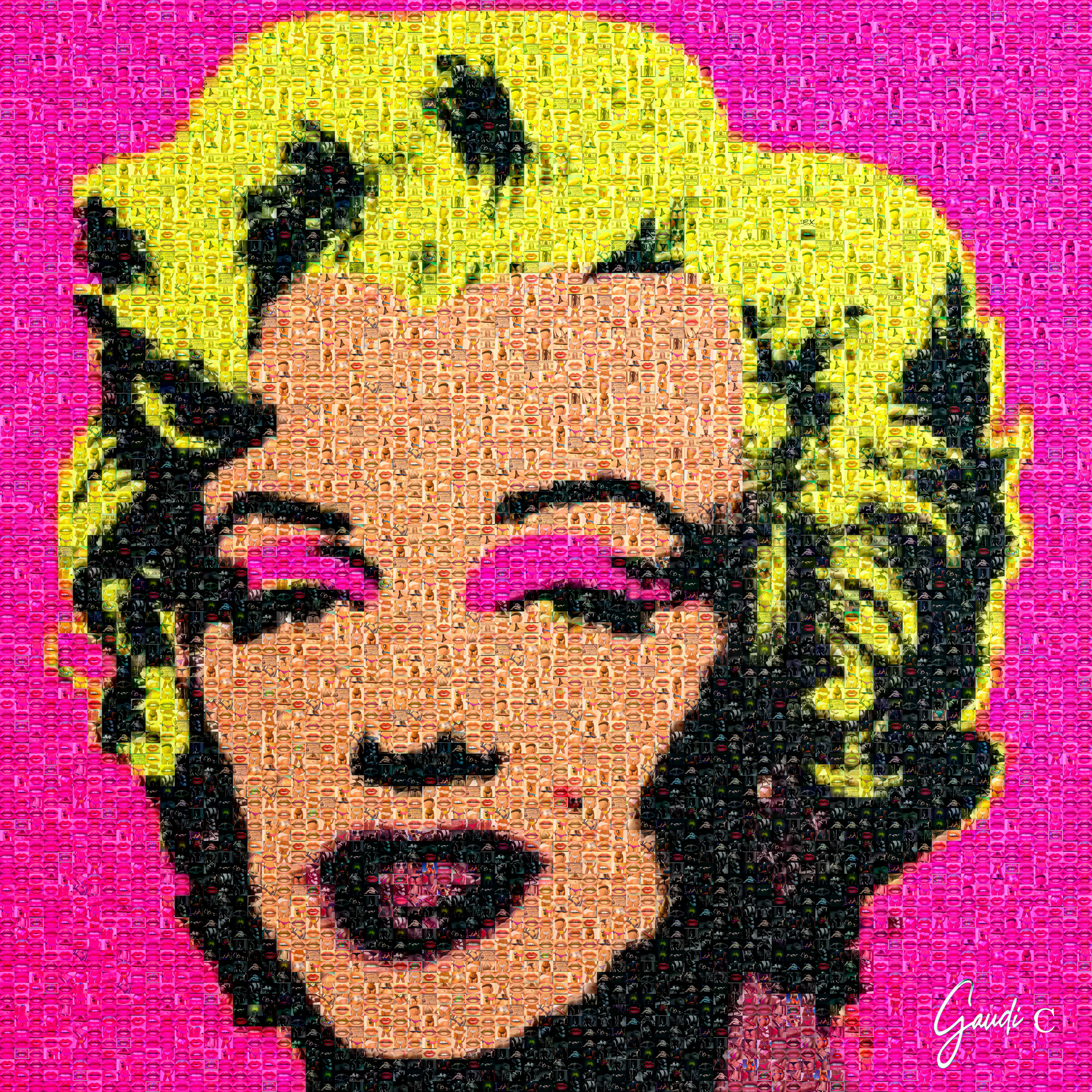 Gaudi .C marilyn-love-mosaique-pop-art (2025)