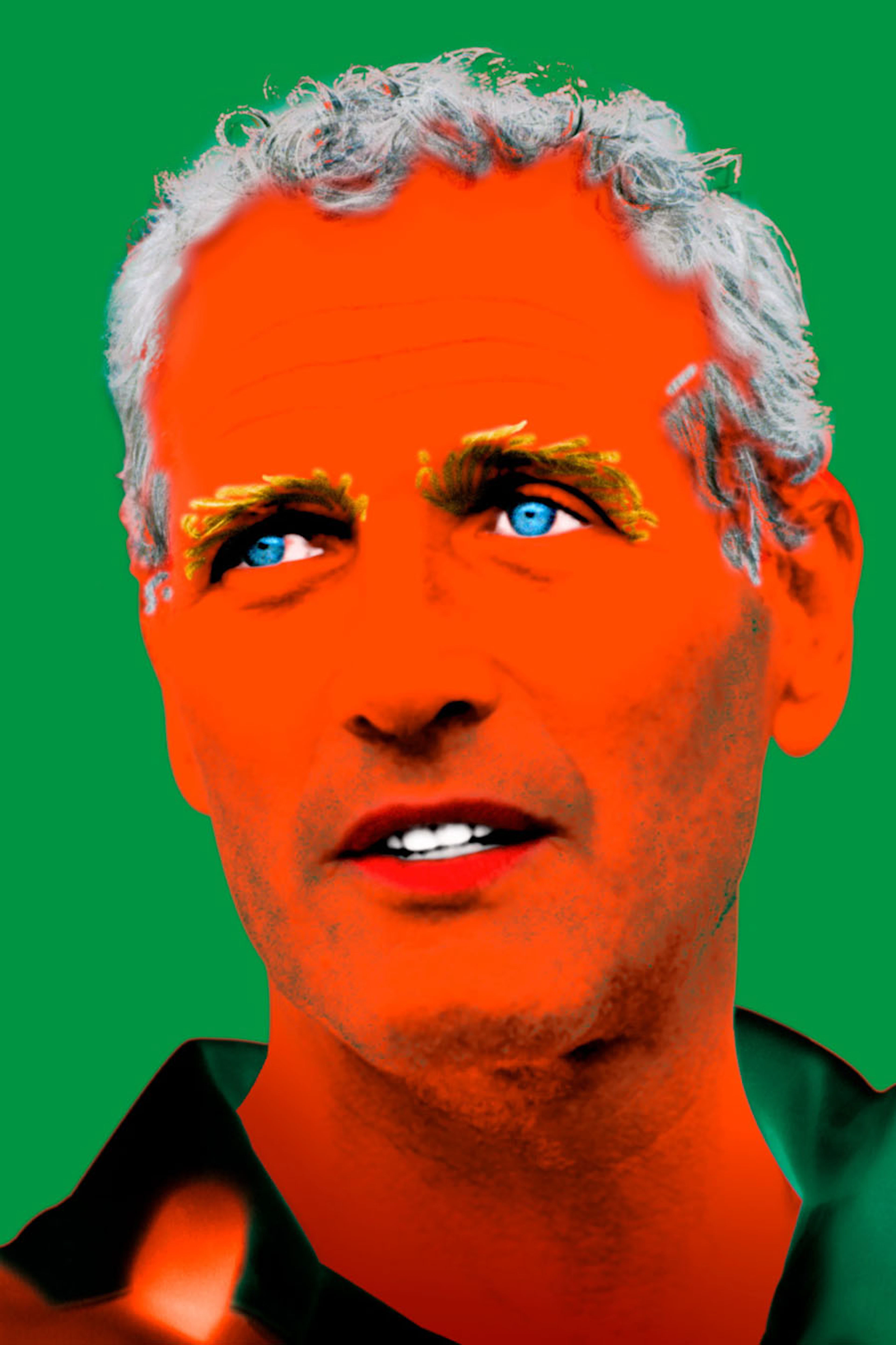 Francis APESTEGUY - Paul Newman, 2007 - Tirage numérique signé