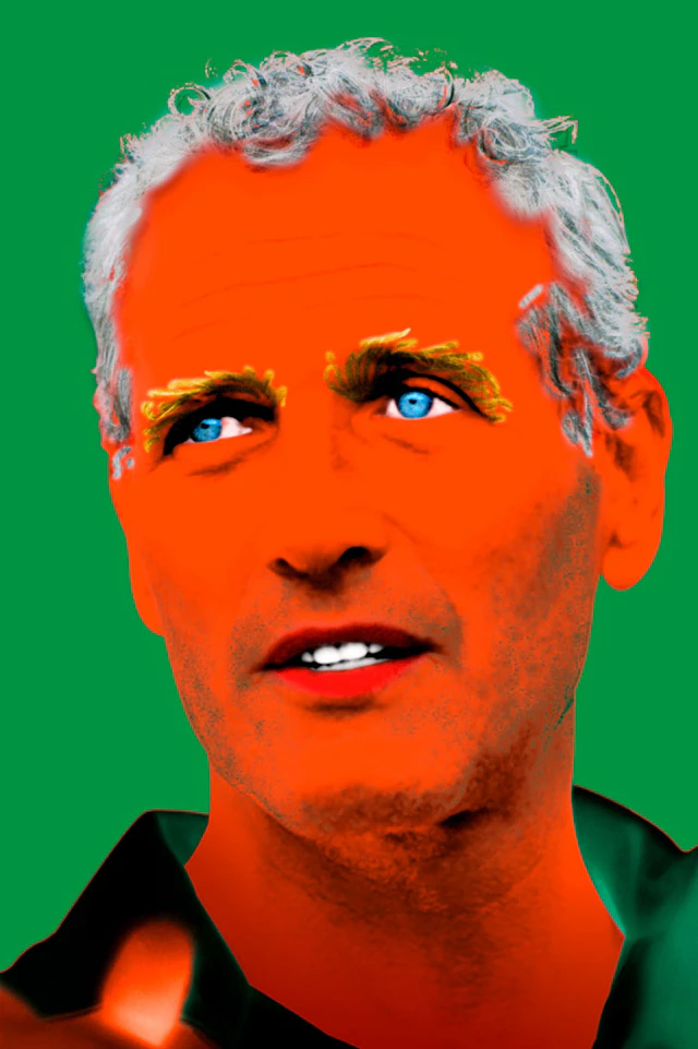 Francis APESTEGUY - Paul Newman, 2007 - Tirage numérique signé