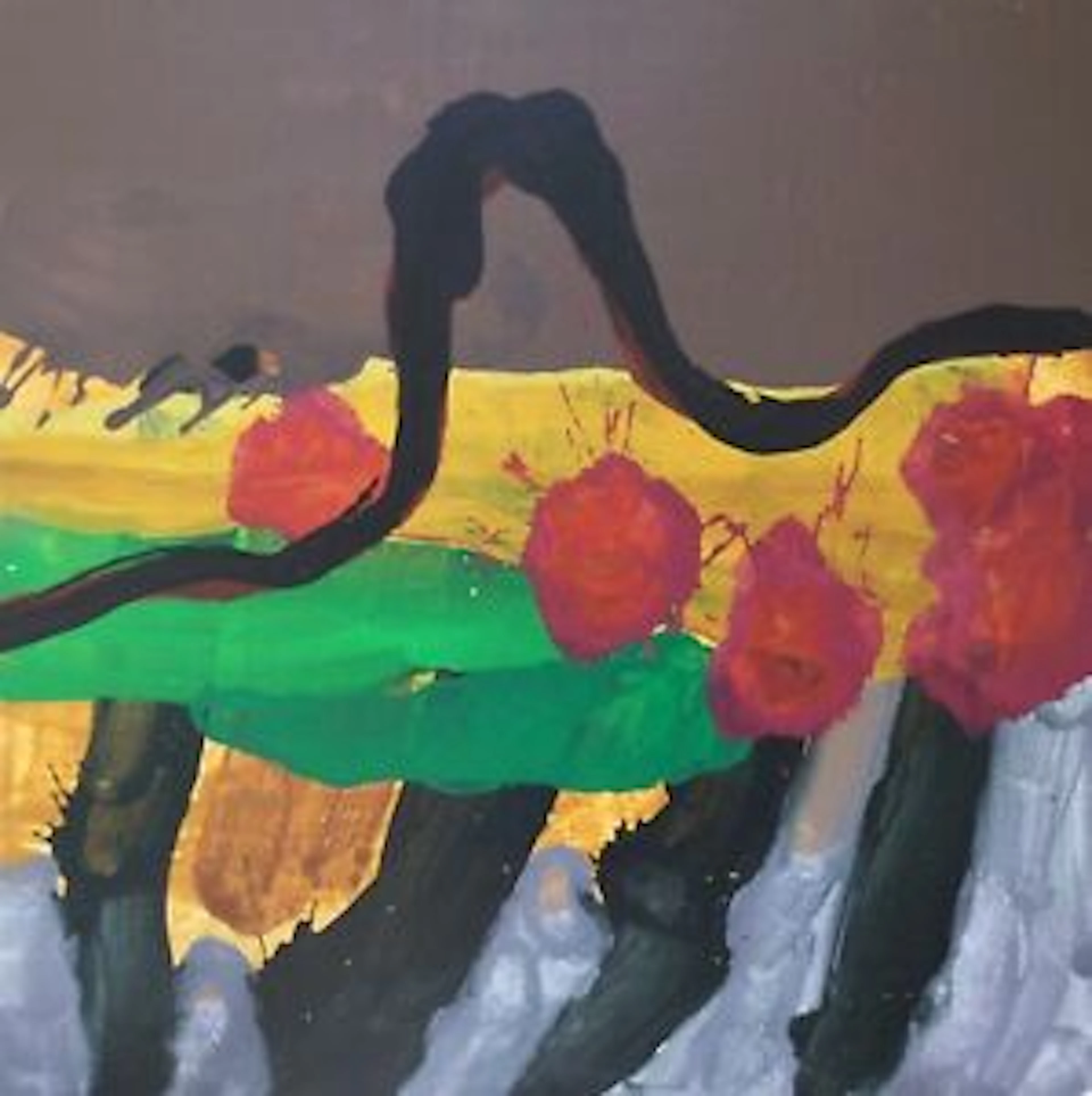 Delphine EPRON - Le sentier , 2006 - Acrylique sur toile signée
