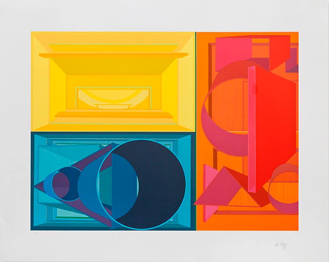 Al Held (1928-2005) - Jewel of Dalmatia, 1991, Lithographie
