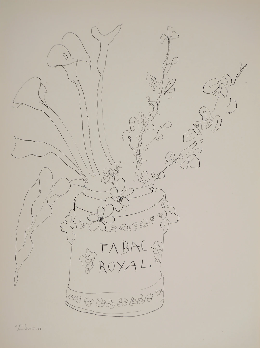 Henri MATISSE : Parfum de printemps, Lithographie signée