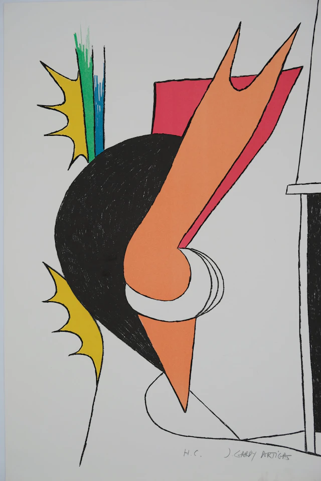 Joan GARDY ARTIGAS : Bracelet d’ivoire - Lithographie originale signée