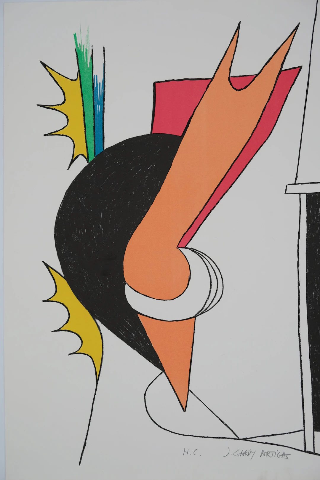 Joan GARDY ARTIGAS : Bracelet d’ivoire - Lithographie originale signée