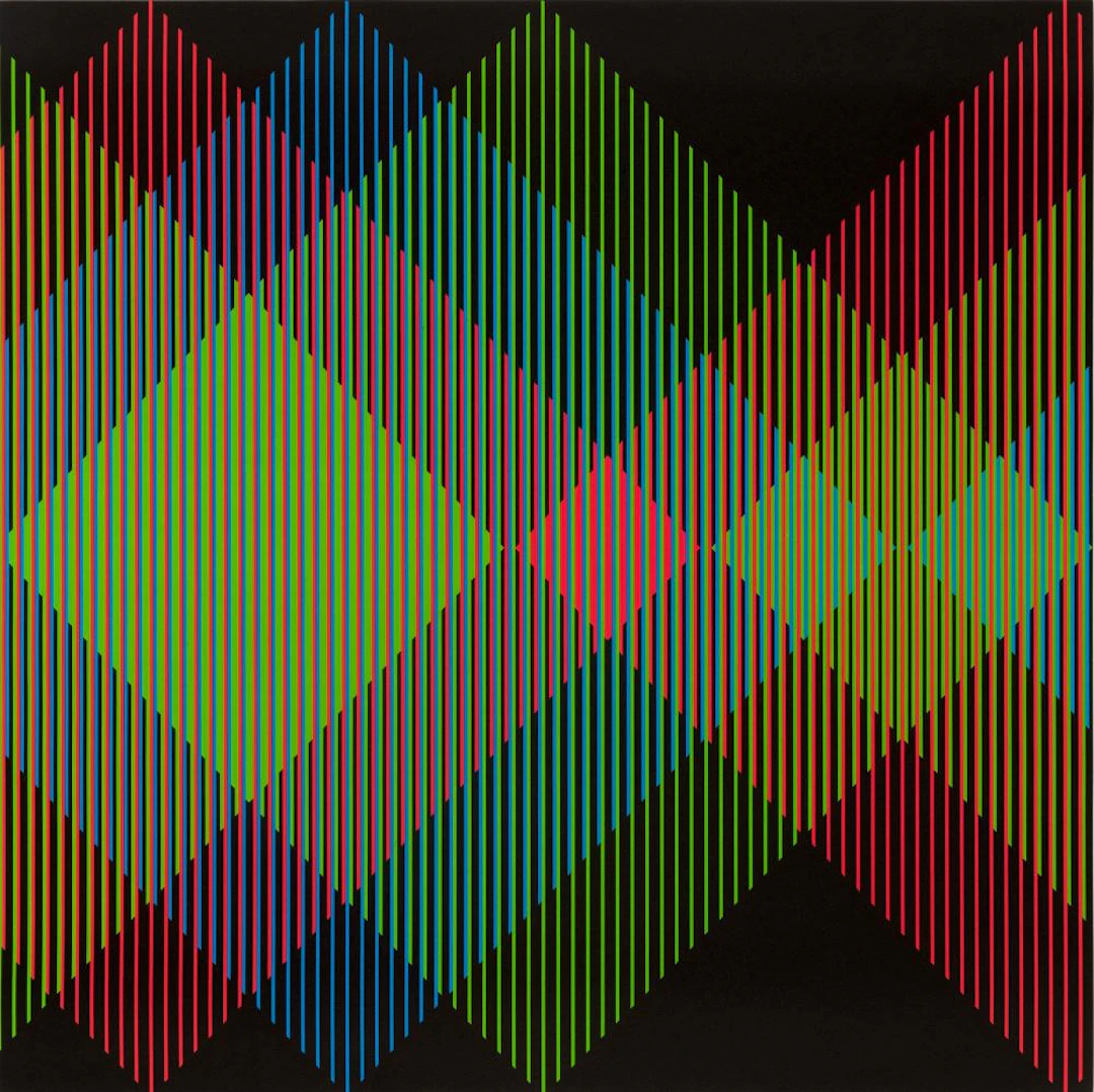 Carlos CRUZ-DIEZ Lithographie originale signée numérotée - Serie Semana