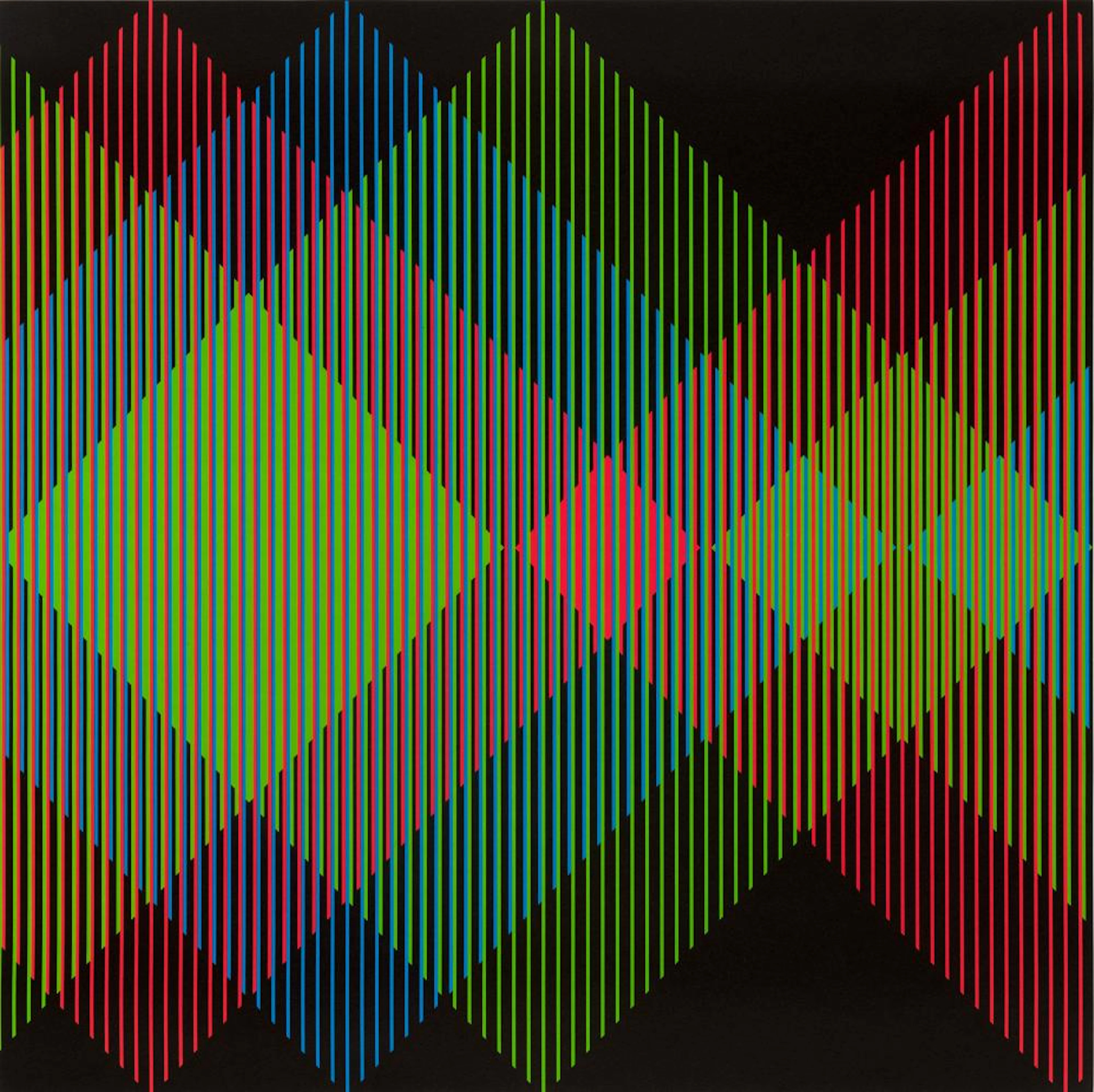 Carlos CRUZ-DIEZ Lithographie originale signée numérotée - Serie Semana