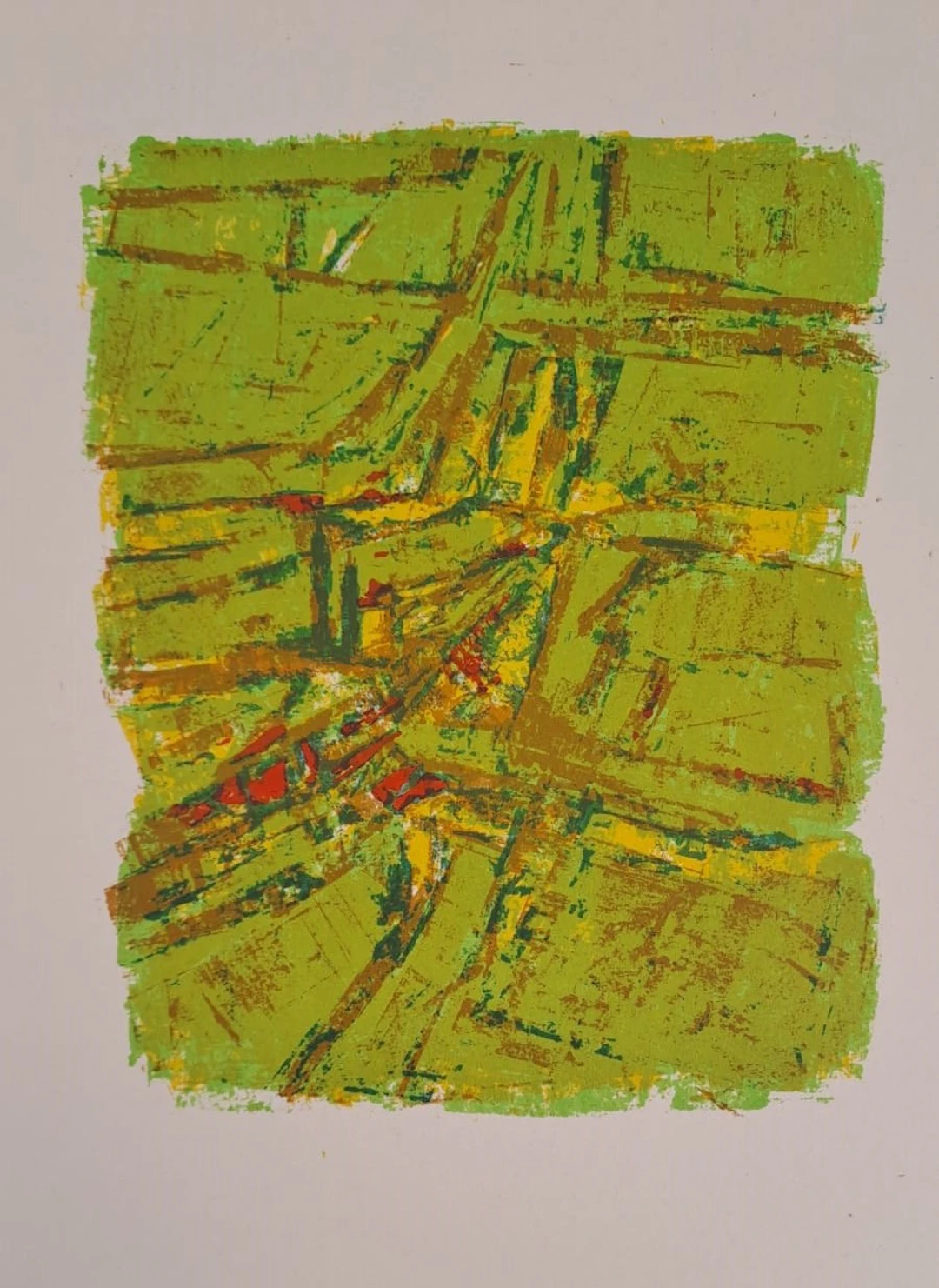 Orlando Pelayo - Composition XVI - Lithographie originale